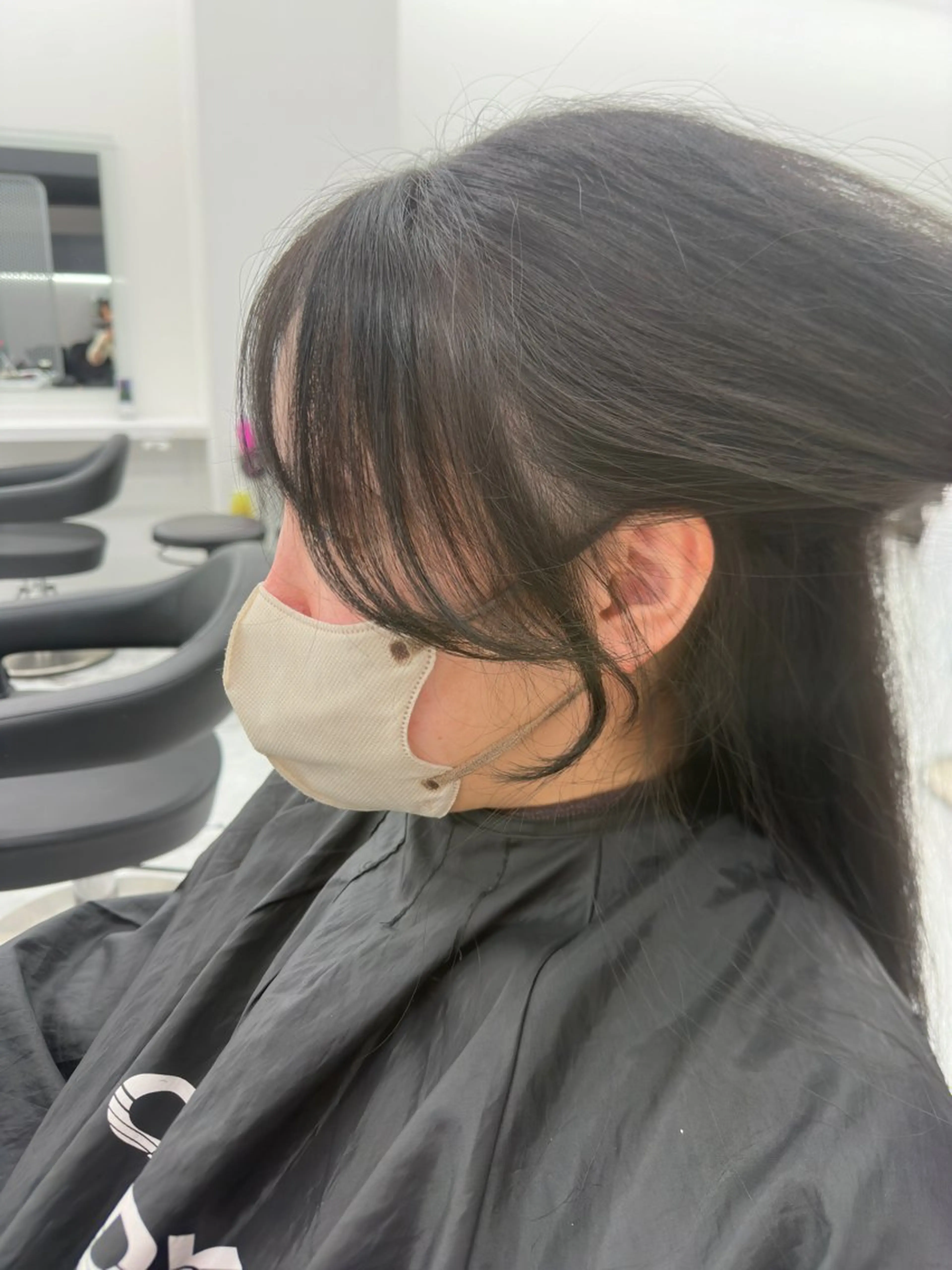 ロング カラー パーマ ヘアアレンジ メンズ キッズ ♥️韓国ヘア レイヤー♥️ゆりのヘアスタイル