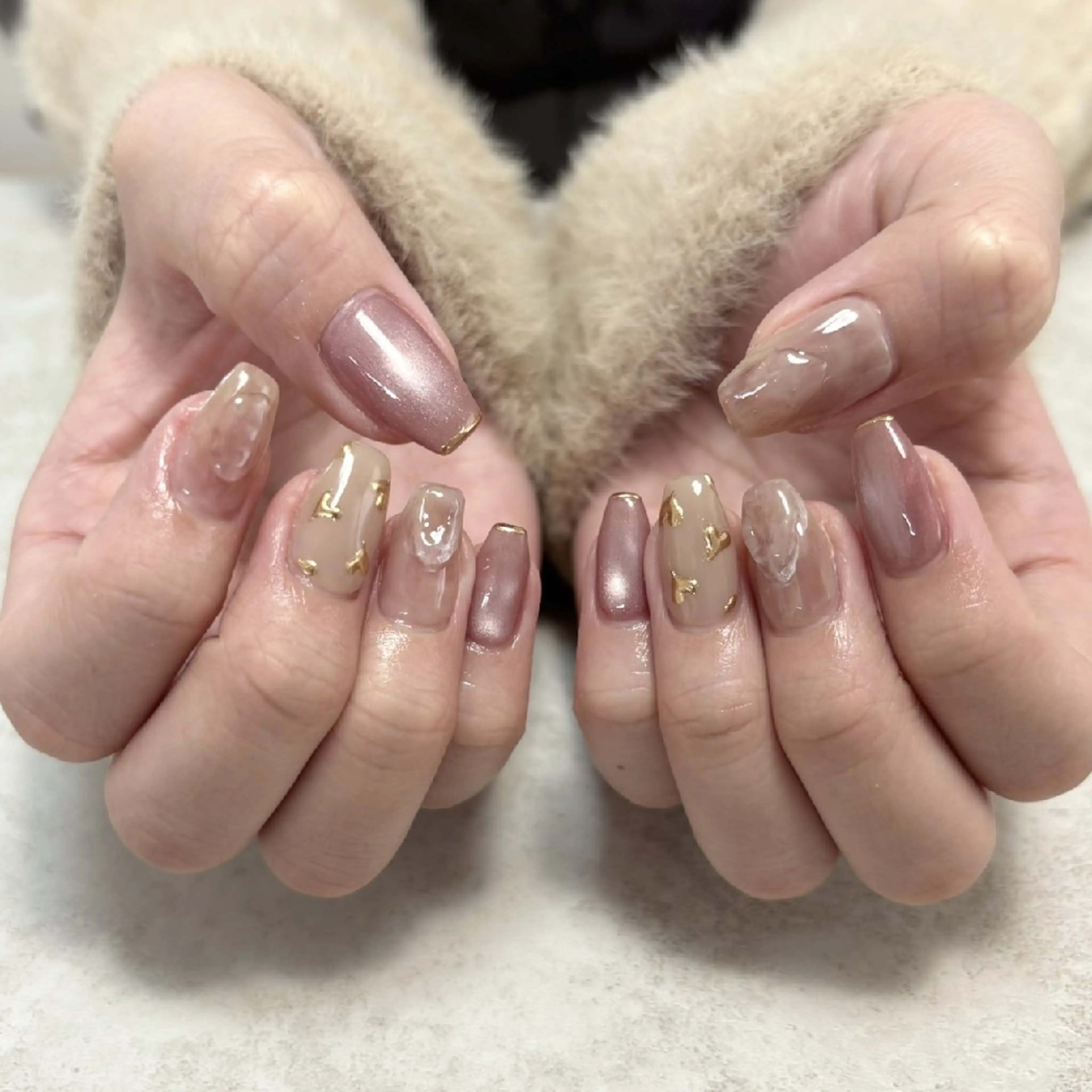 ネイル ハンドネイル ange brownのネイルデザイン