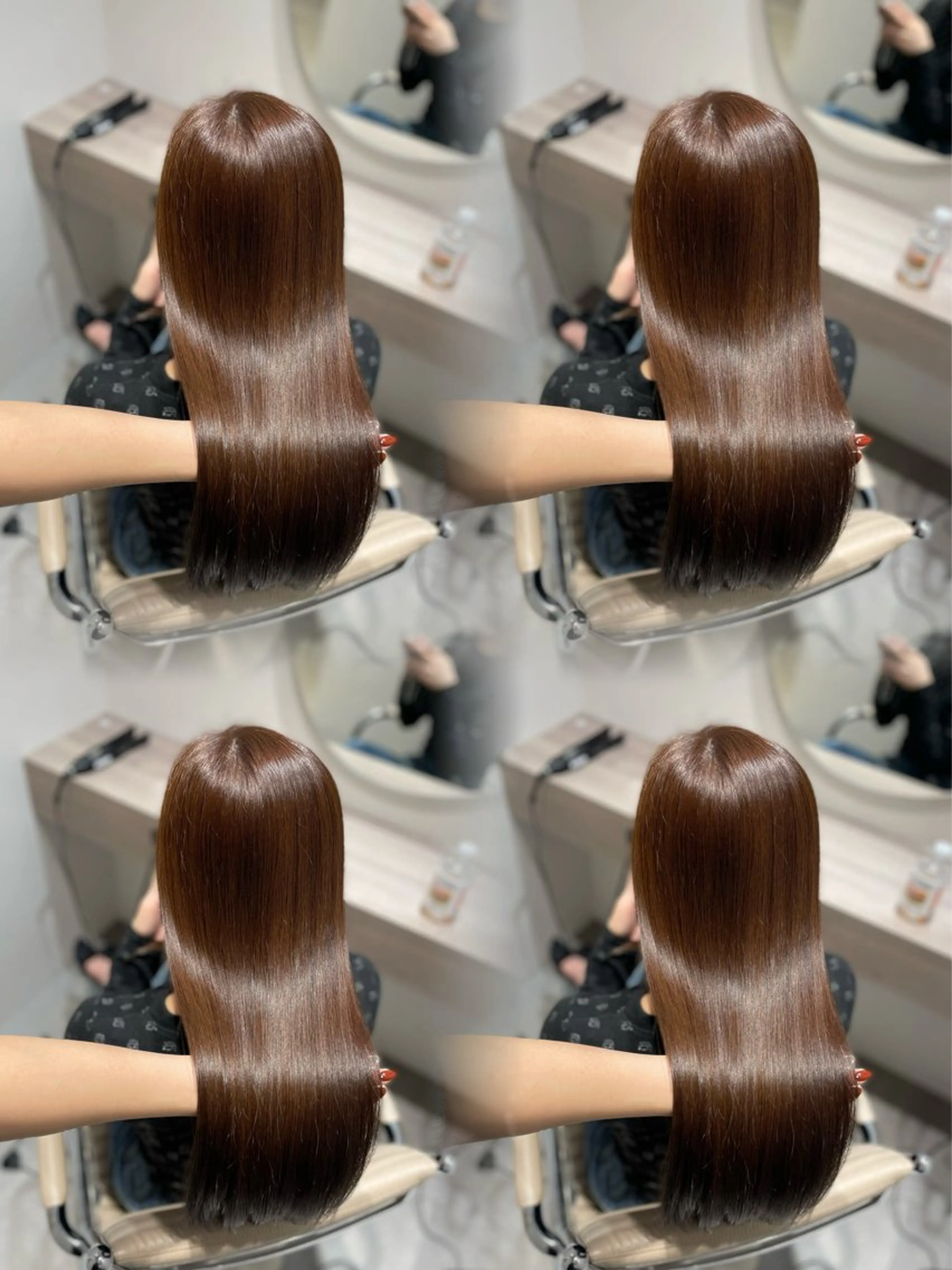 ロング カラー Ella所属・nana【艶髪】/ レイヤー/縮毛矯正のヘアスタイル