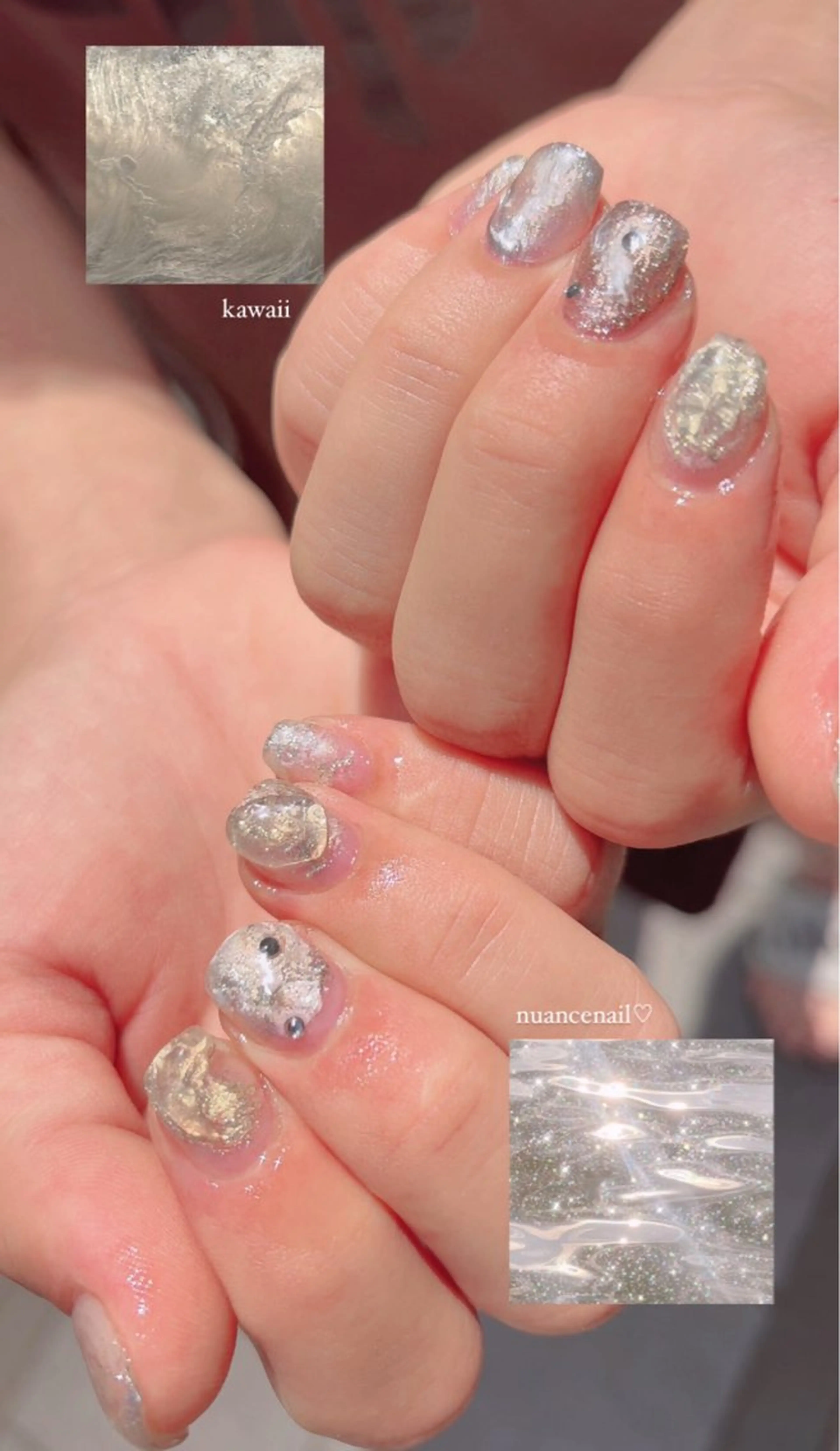 ネイル 長さ出し フットネイル ジェルネイル マグネットネイル 持ち込み chipie_ momiのネイルデザイン