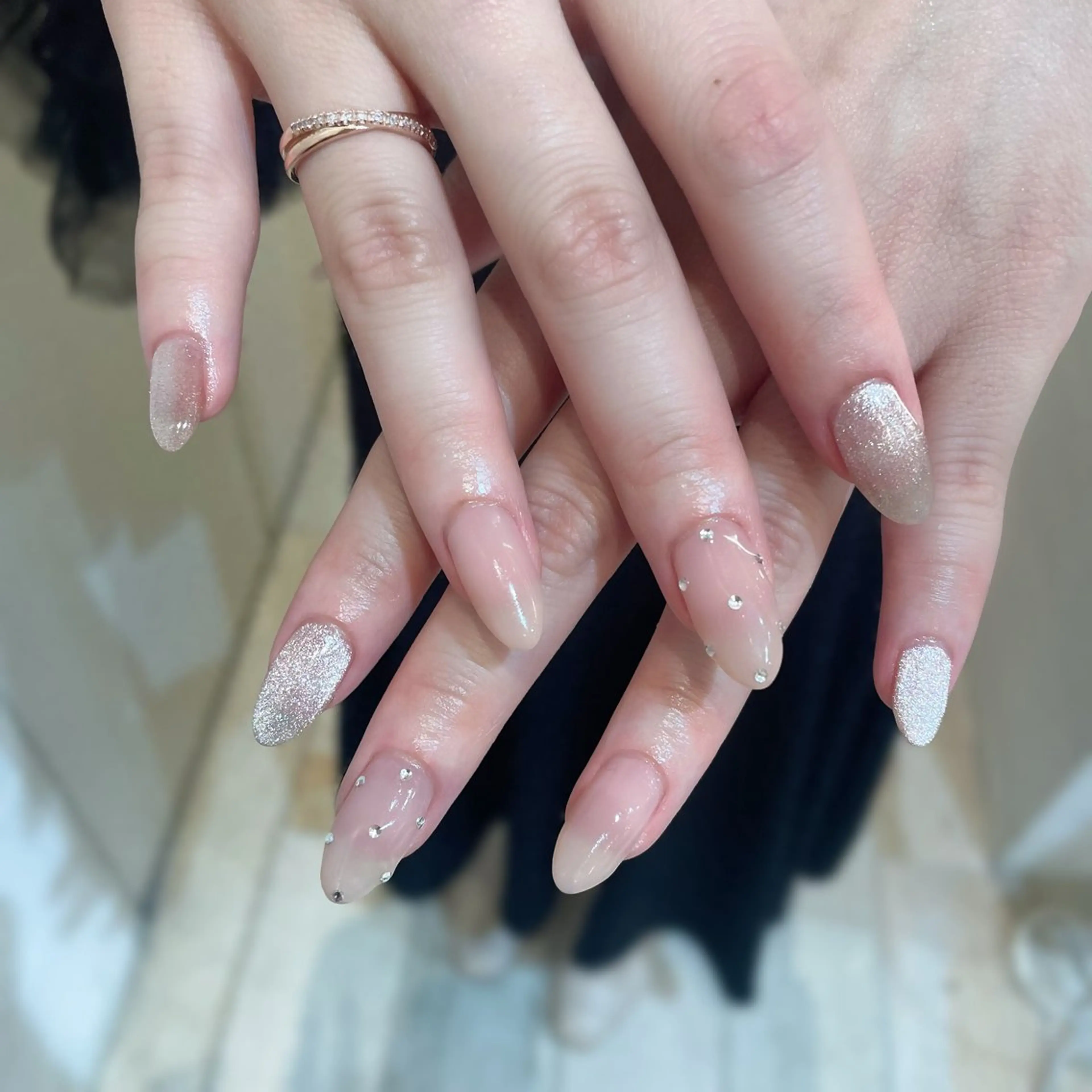 ネイル シンプルネイル ハンドネイル Tsuki🌙/渋谷 /パラジェルのネイルデザイン