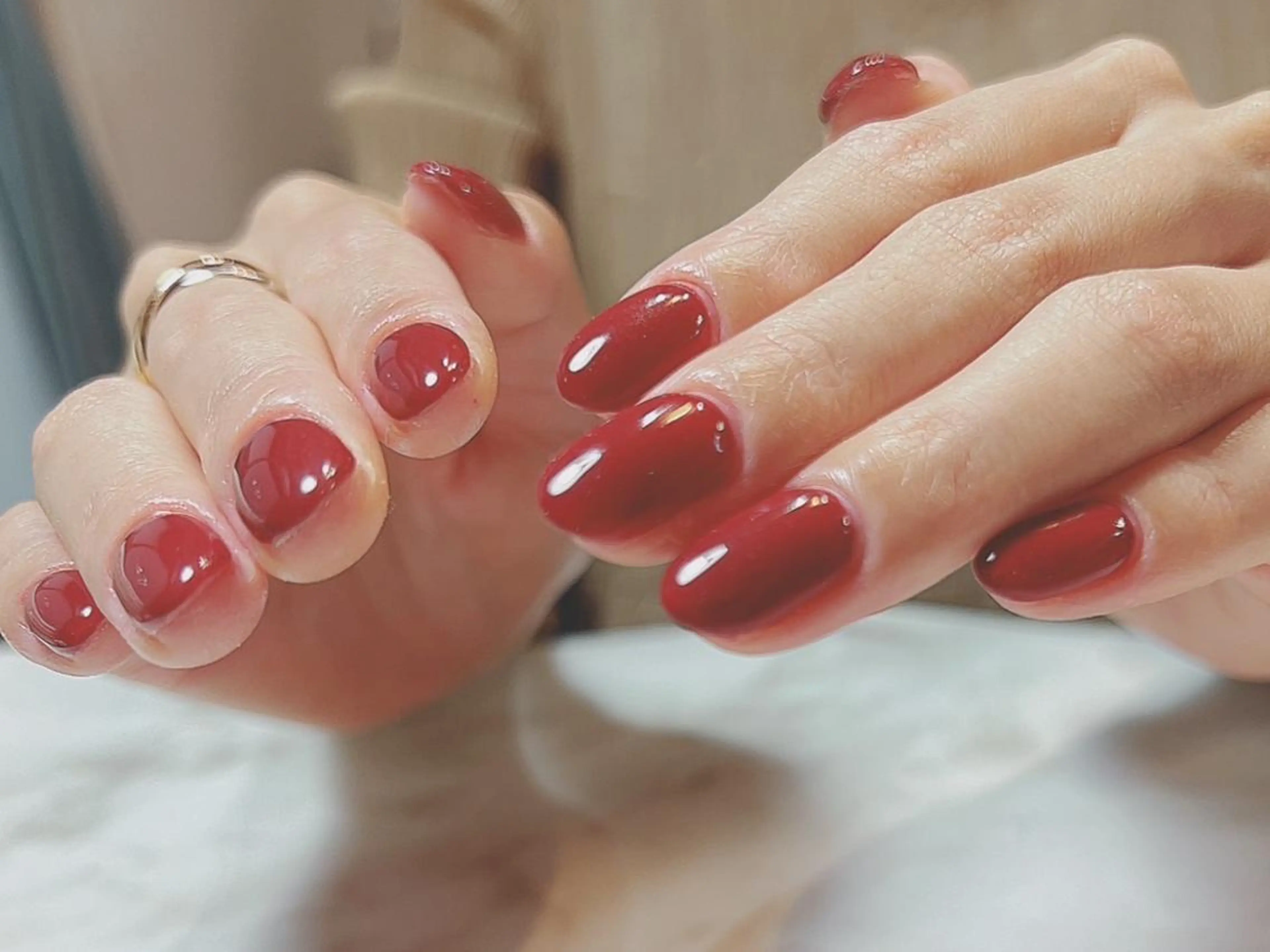 ネイル アートネイル ジェルネイル ニュアンスネイル パラジェル Nailist Honamiのネイルデザイン