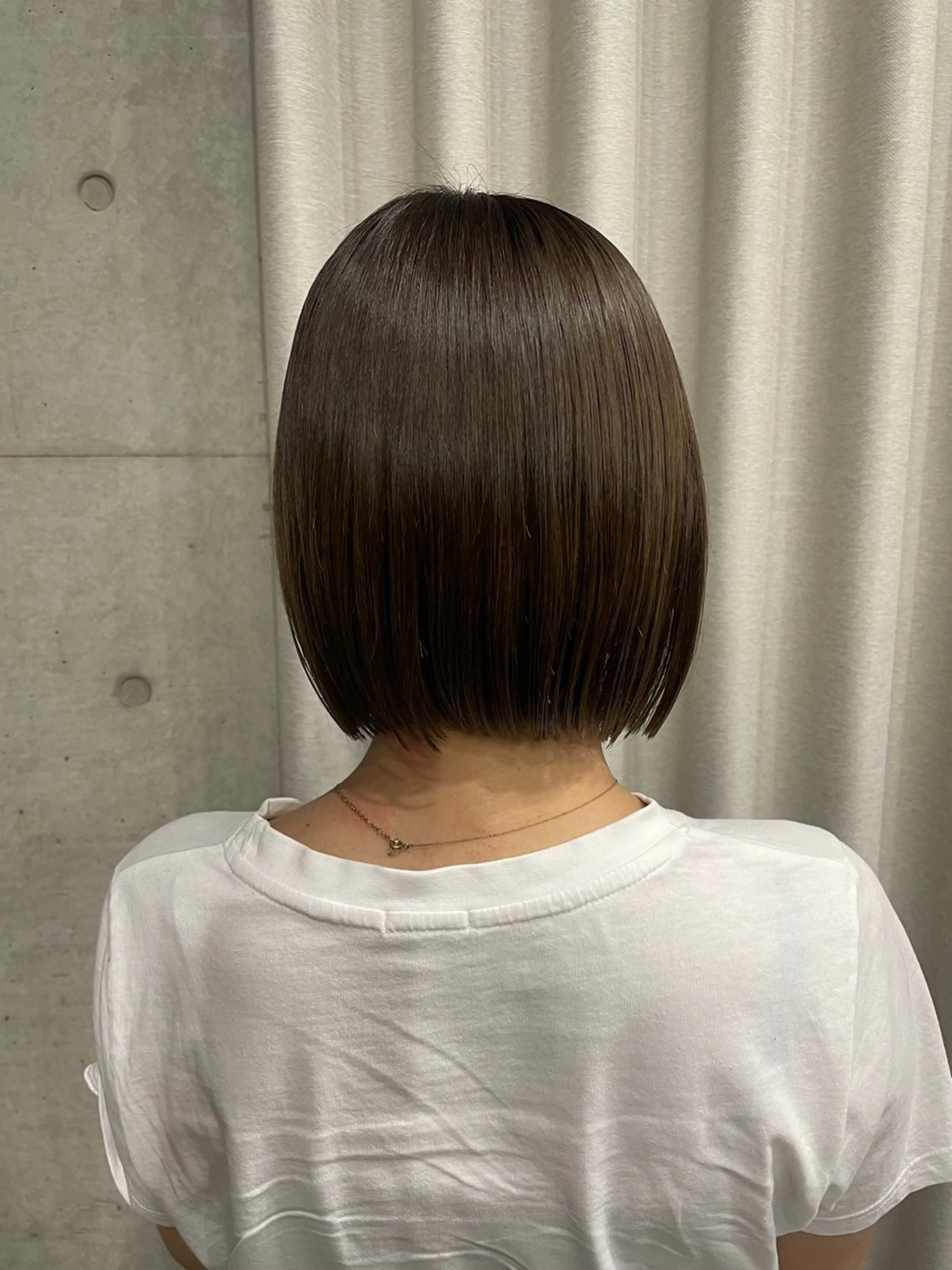 ミディアム カラー カット ヘアカラー トリートメント 表参道/髪質改善・ 透明感 colorのヘアスタイル