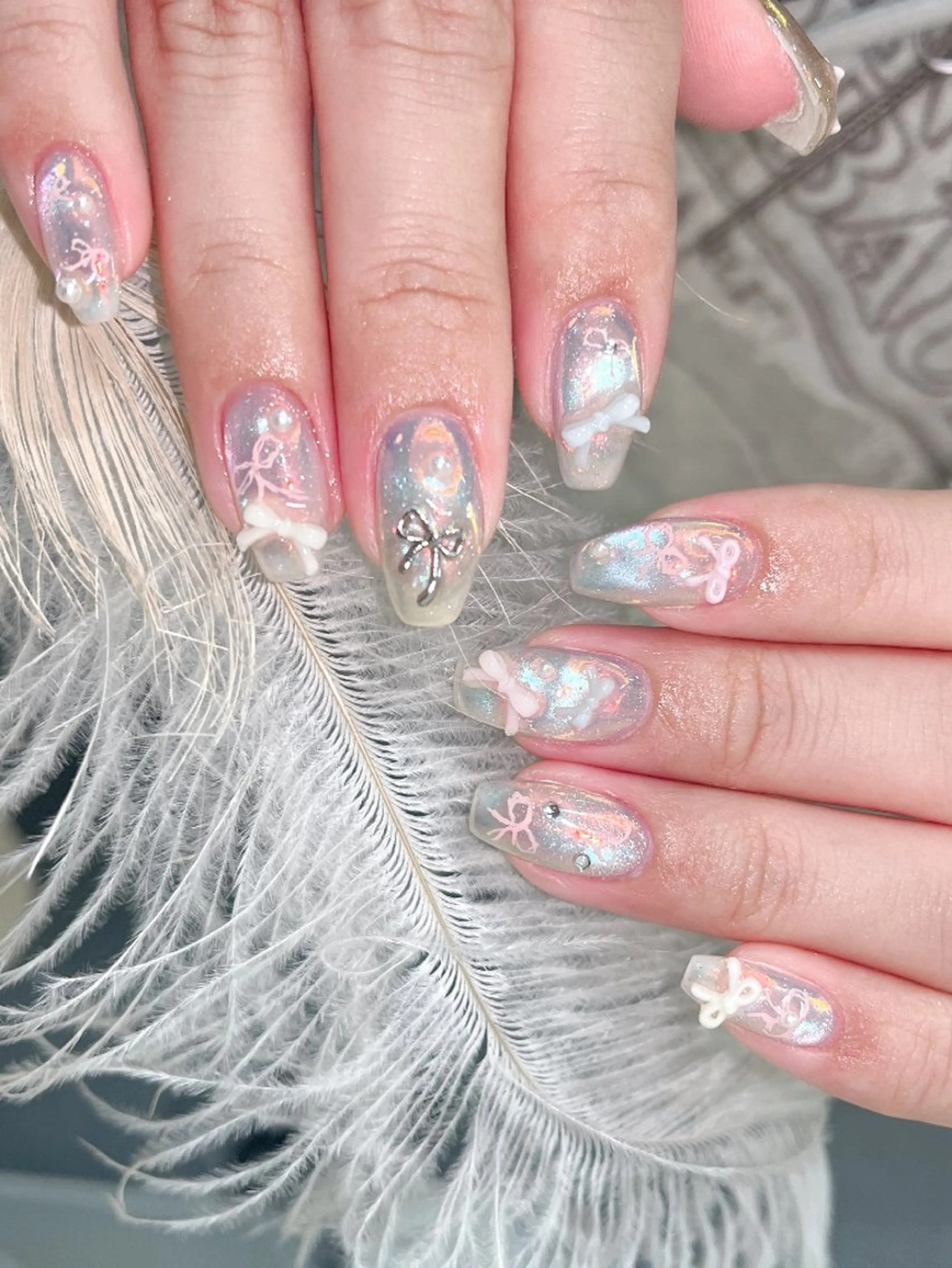 ネイル ハンドネイル グロー ネイルのネイルデザイン