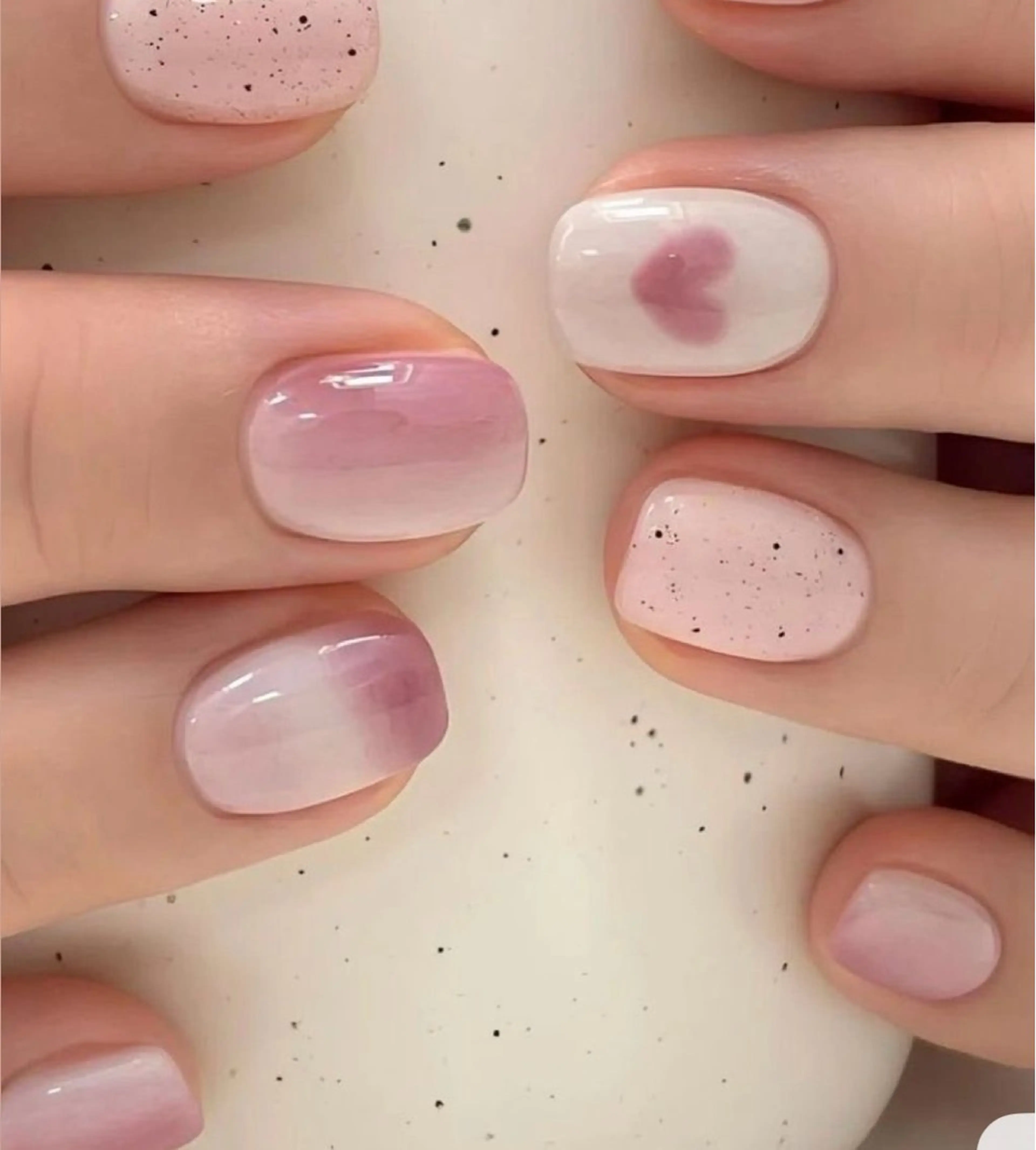 ネイル アートネイル 長さ出し フレンチネイル ジェルネイル マグネットネイル Kawaii Nail Salon所属・YURI NAIL NARITAのネイルデザイン