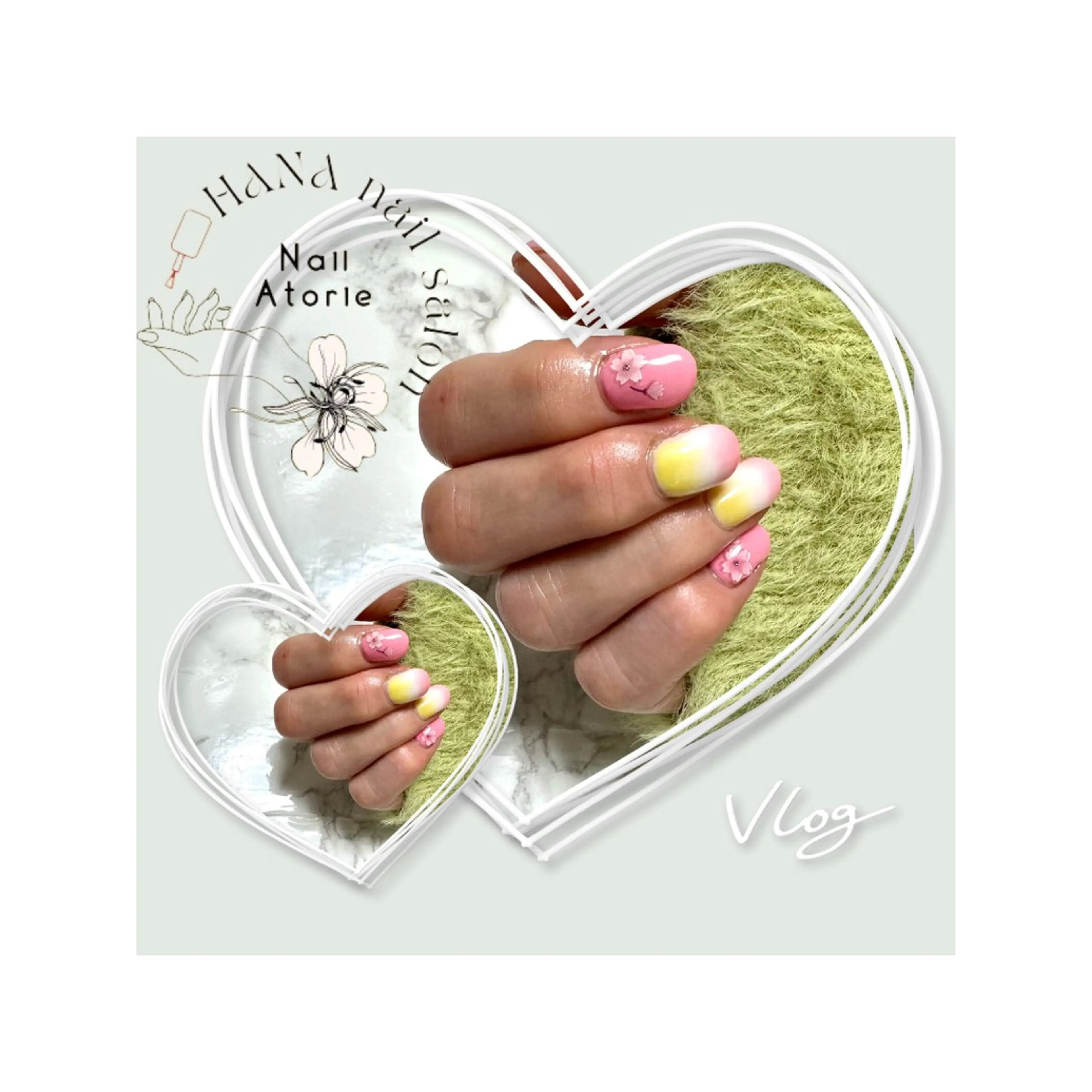 ネイル 春ネイル ハンドネイル HaNA 　nail salonのネイルデザイン