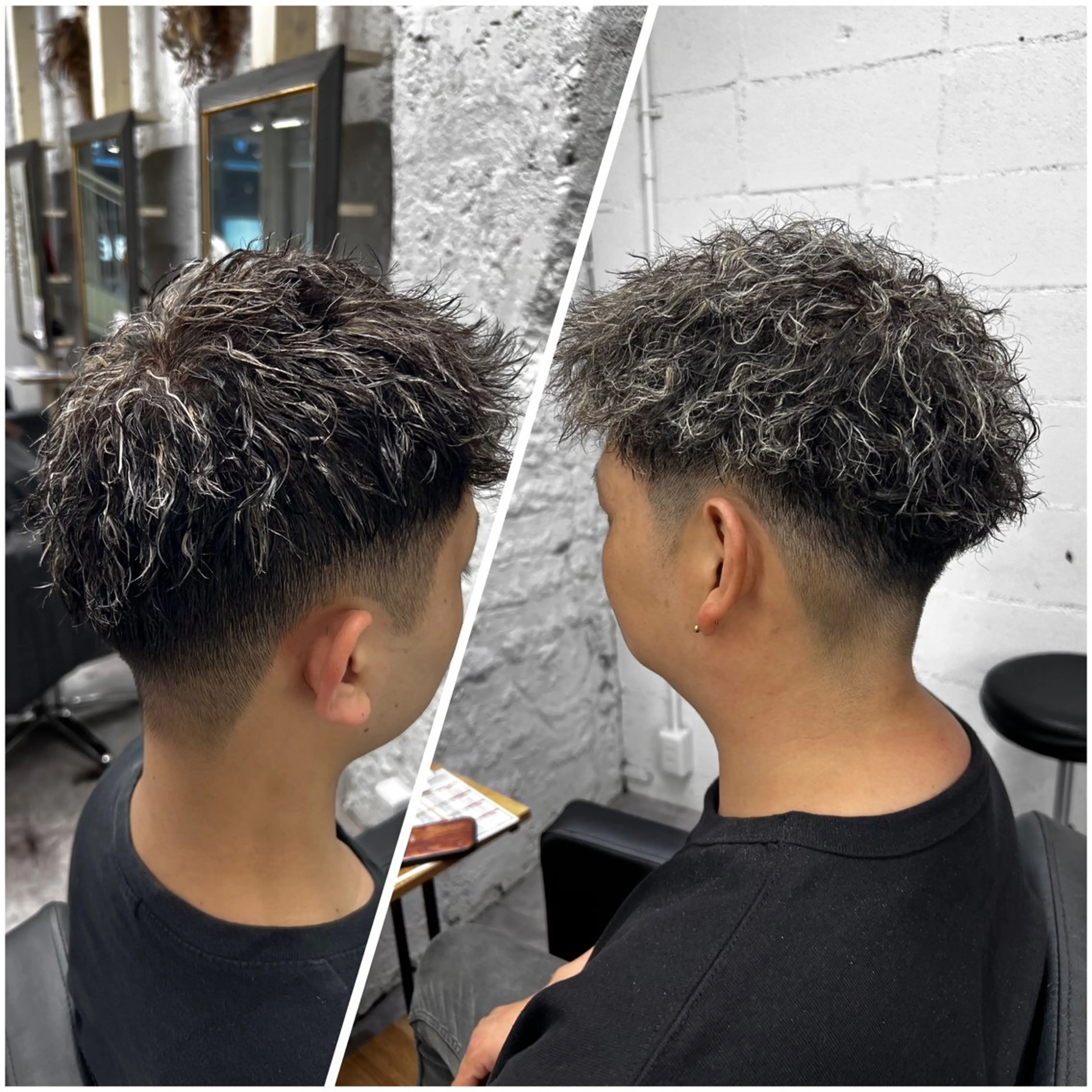 カラー パーマ メンズ 笹江 瑞穂のヘアスタイル