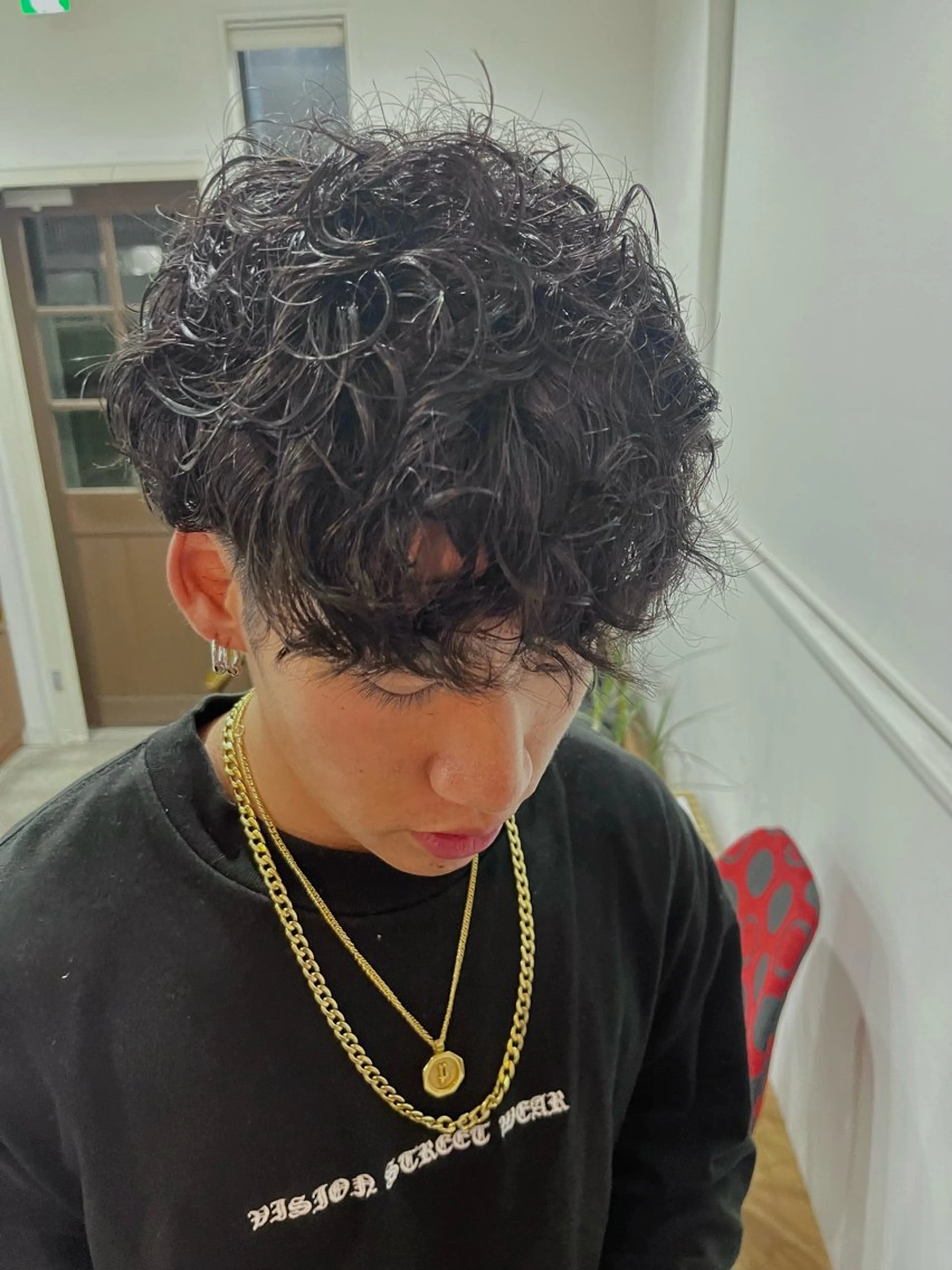 パーマ メンズ メンズパーマ SASAnagano 岩下サードゥのヘアスタイル