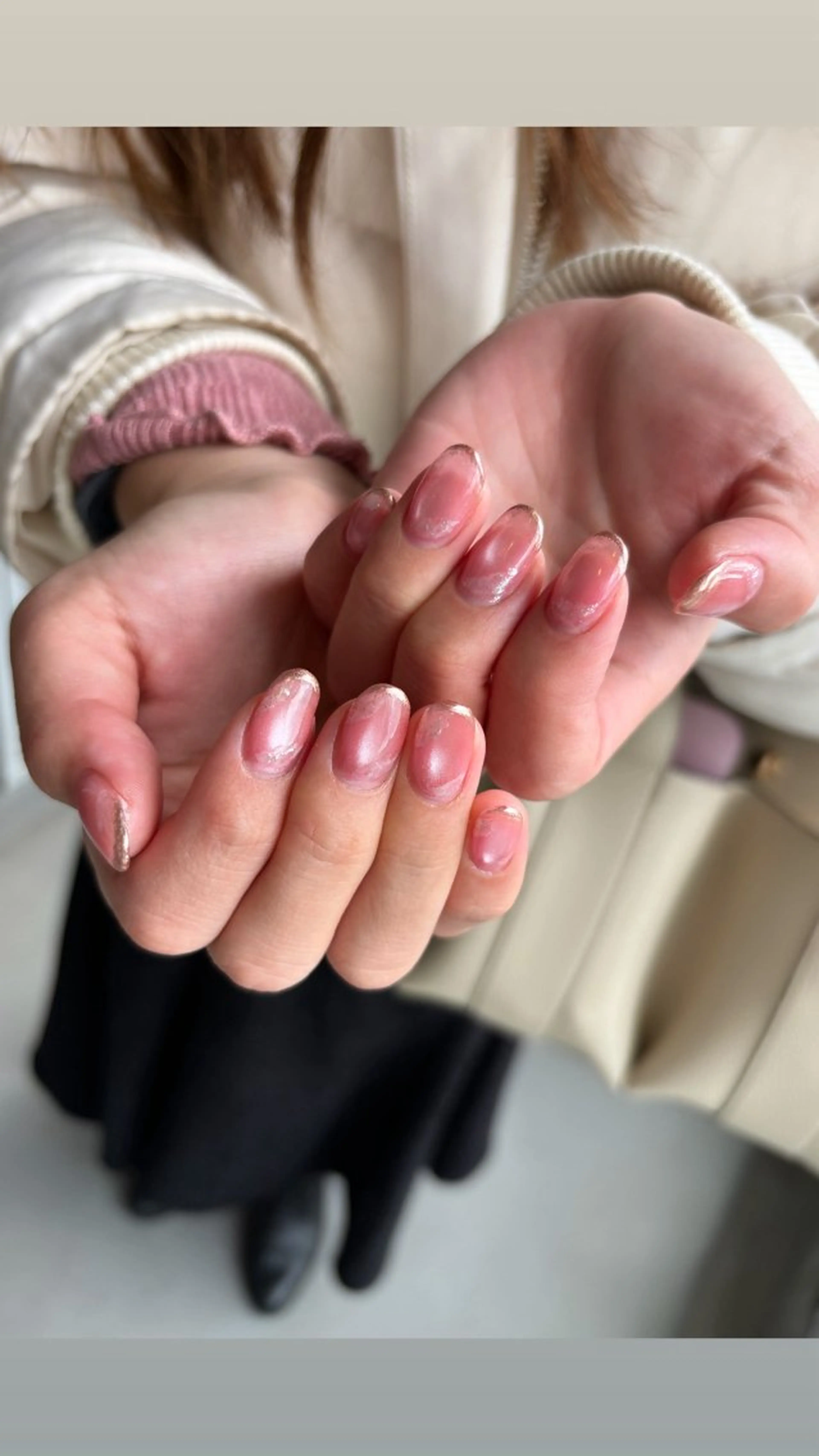 ネイル ジェルネイル マグネットネイル ニュアンスネイル nonno. ayumiのネイルデザイン