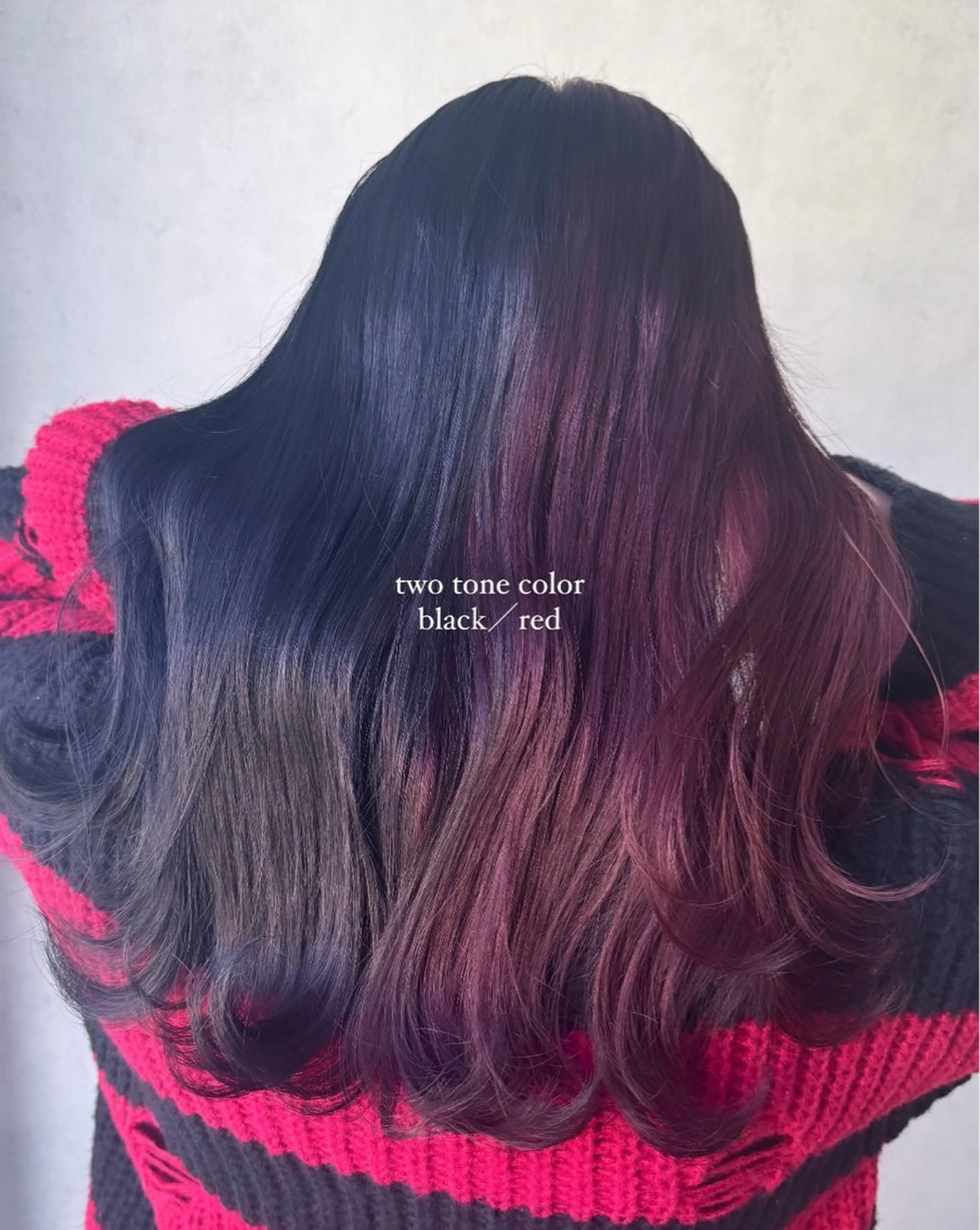 ロング カラー ヘアアレンジ ツートーンカラー ヘアカラー 最新艶髪トレンド￤ ヘア￤miyu🐒♡のヘアスタイル