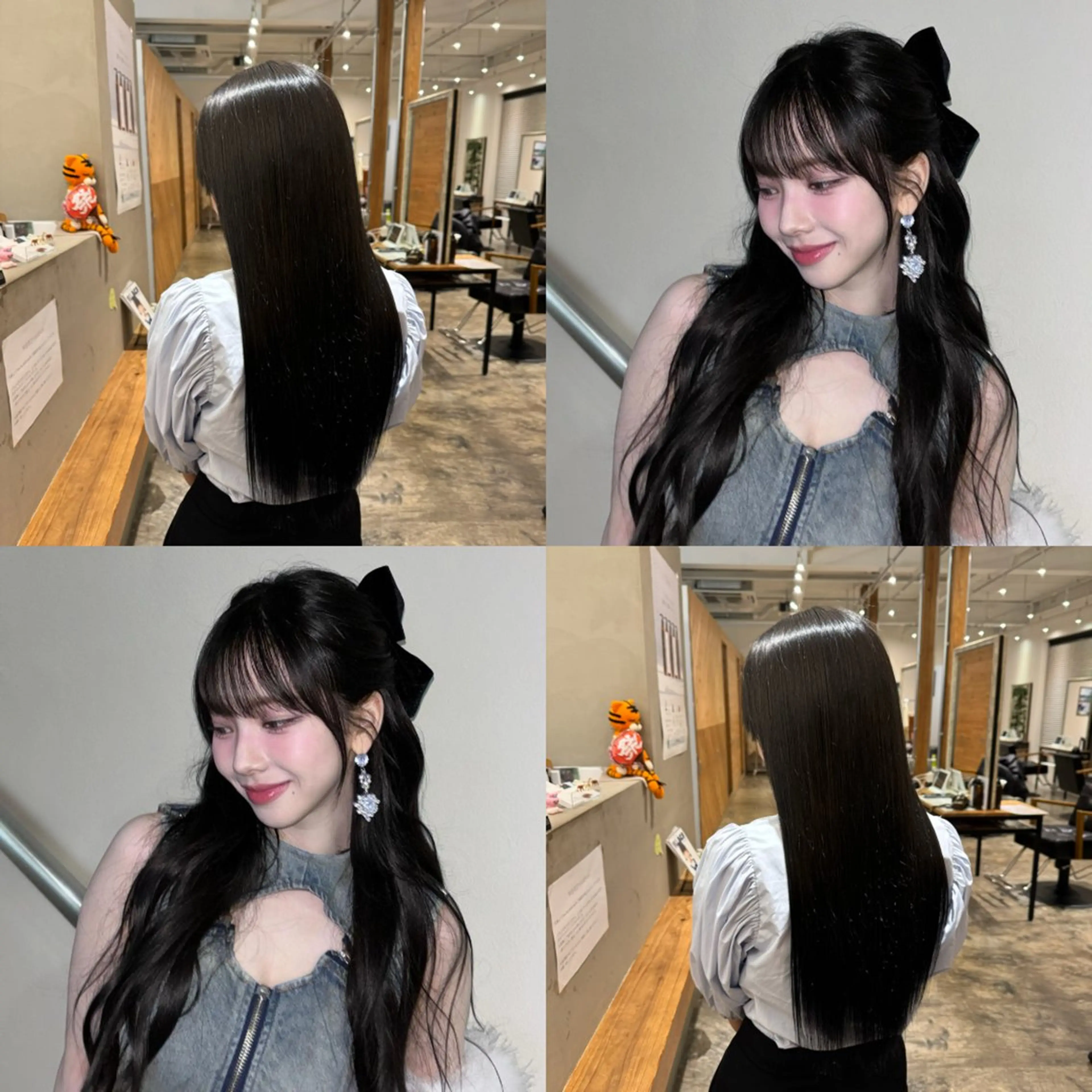 ロング カラー 蓮田 好良のヘアスタイル