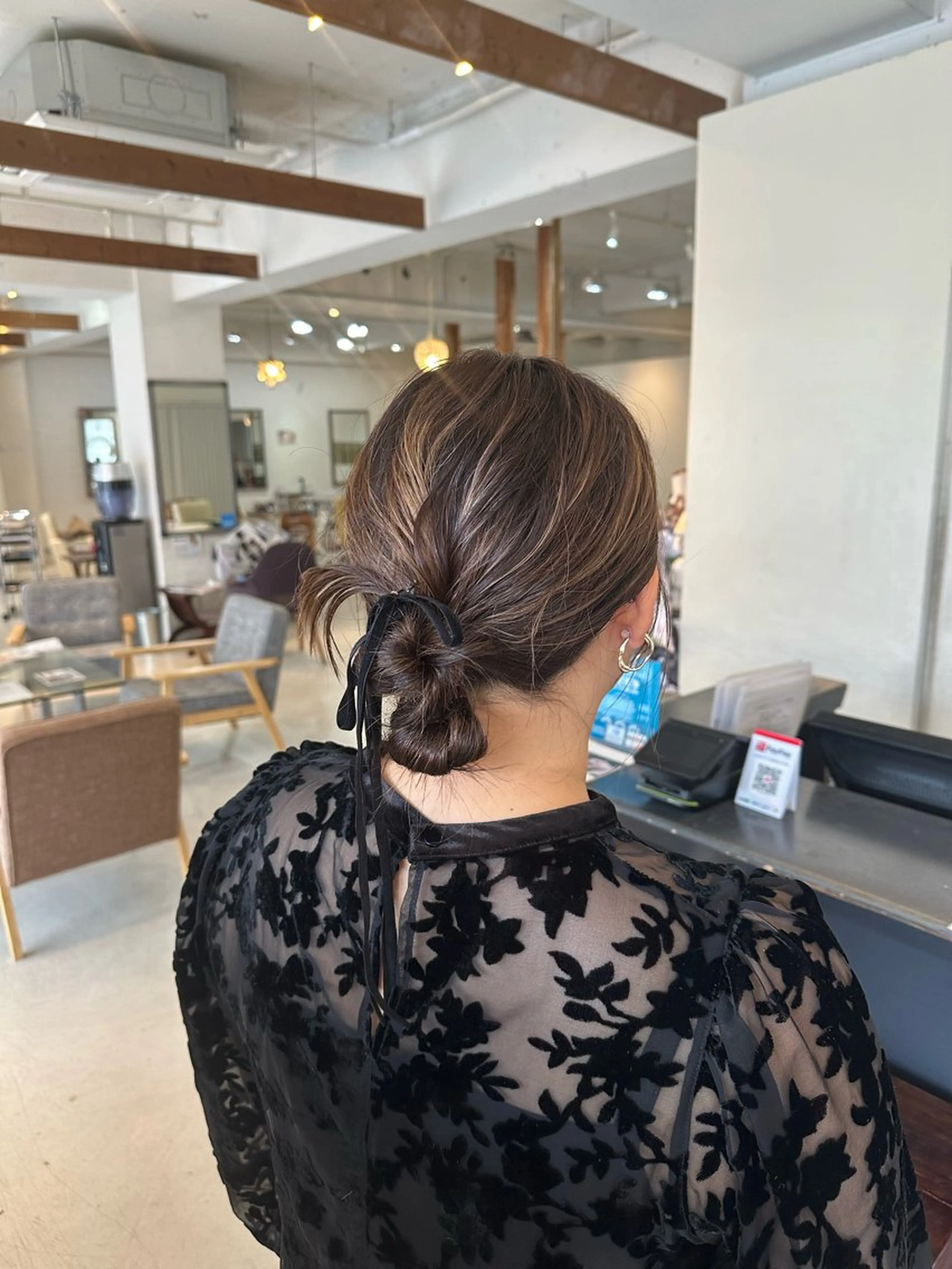 ヘアアレンジ 門手 菜々子のヘアスタイル