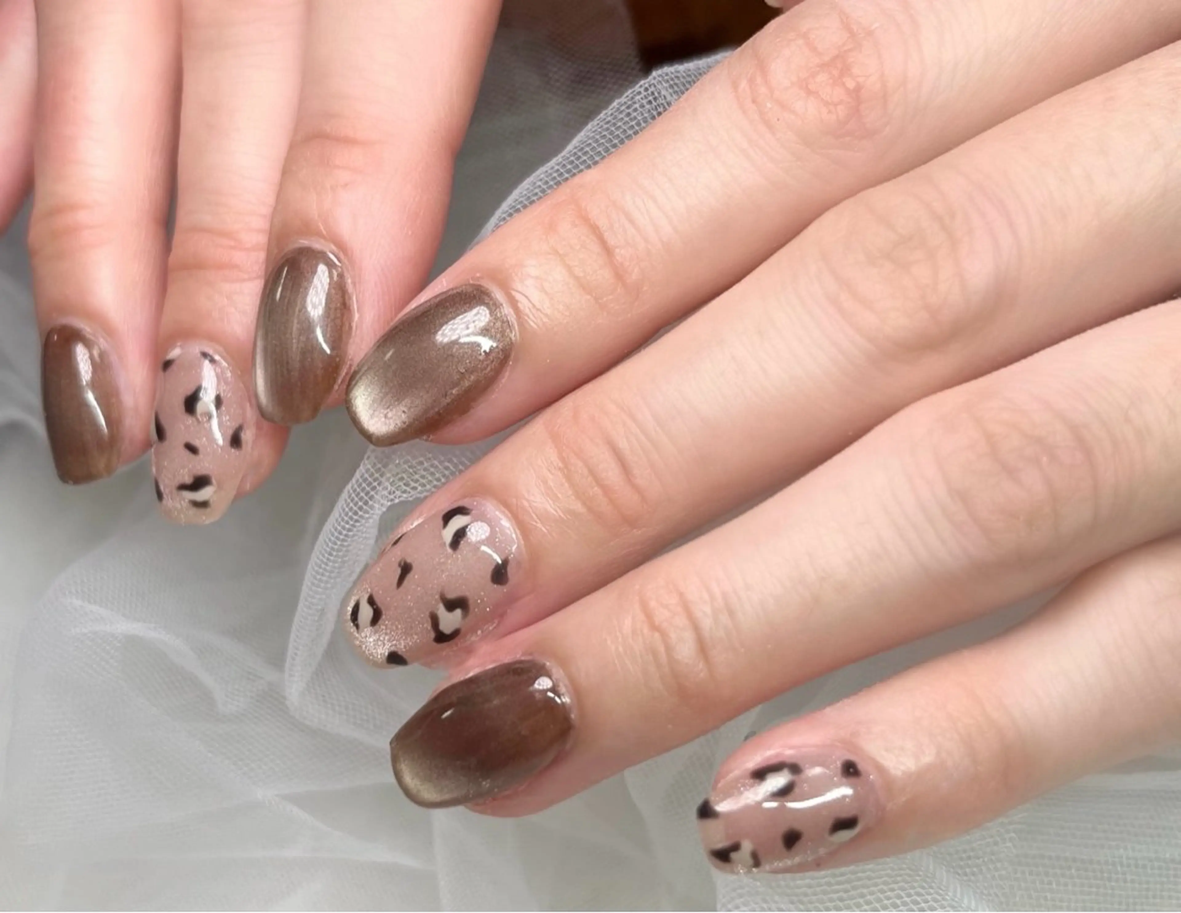 ネイル アニマル柄 マグネットネイル D'accord〜ダコード〜所属・D'accord Megumiのネイルデザイン