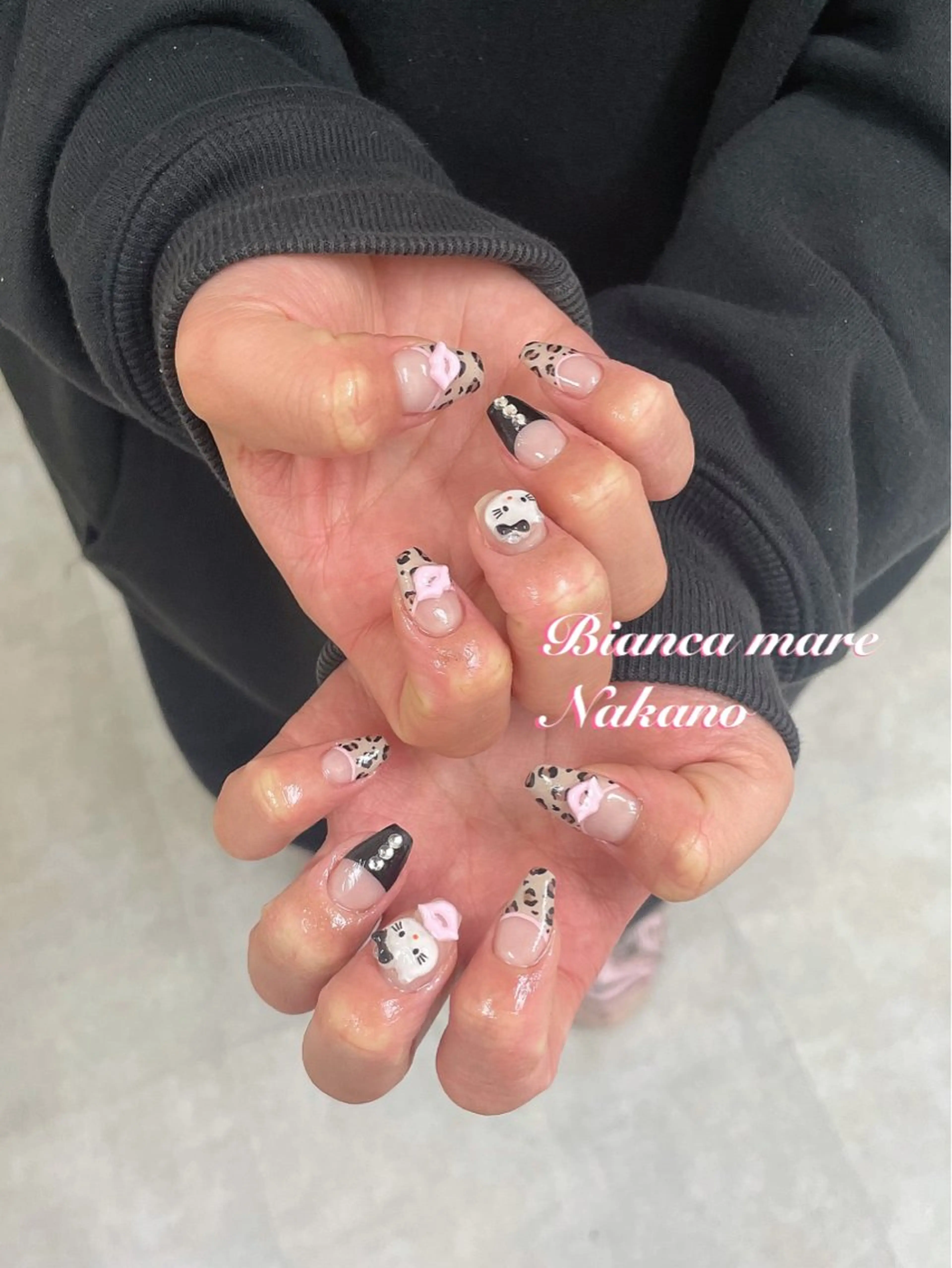 ネイル 持ち込み ハンドネイル Bianca mieiのネイルデザイン