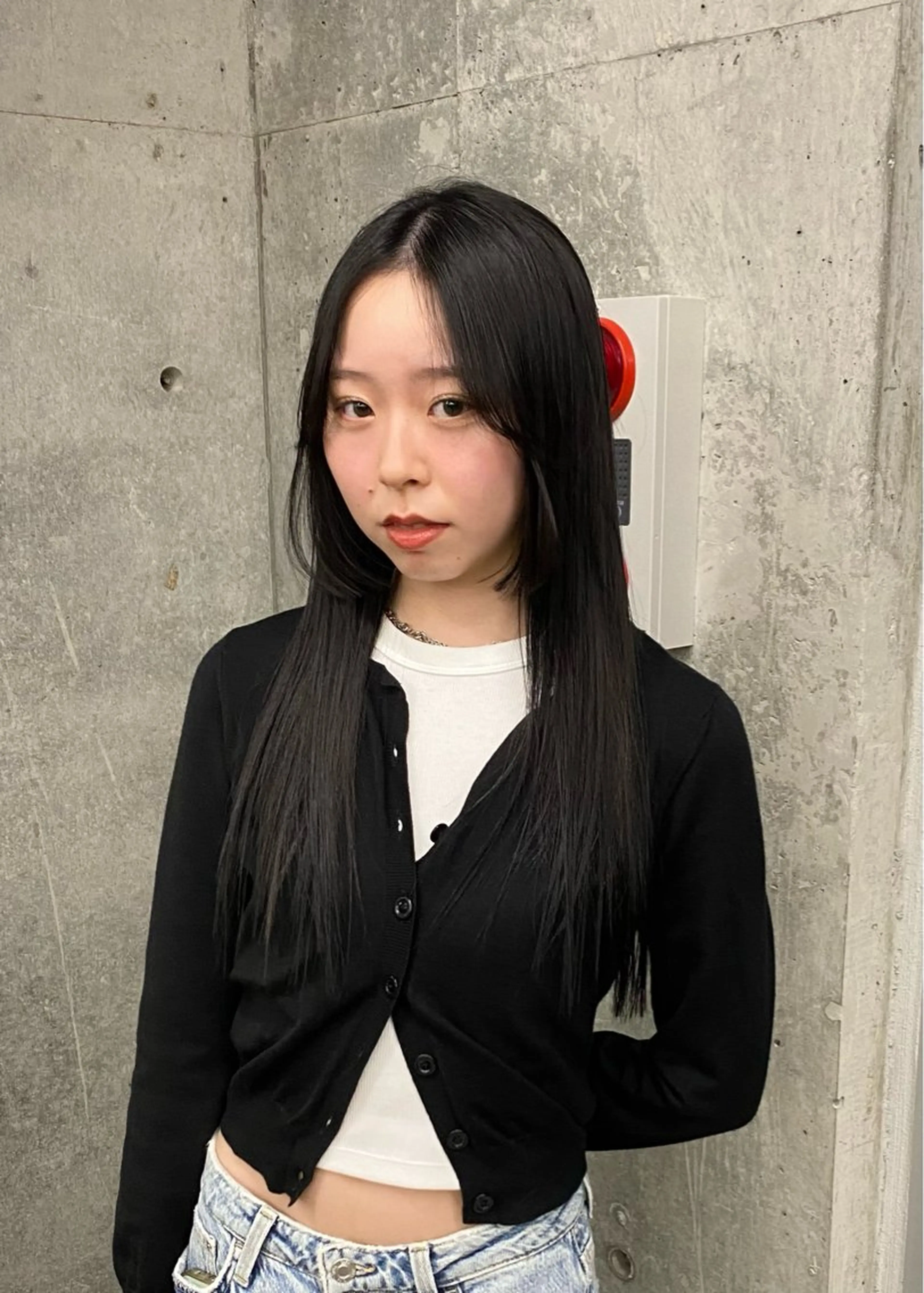 ロング カラー カット ヘアカラー トリートメント 村田 りょうやのヘアスタイル