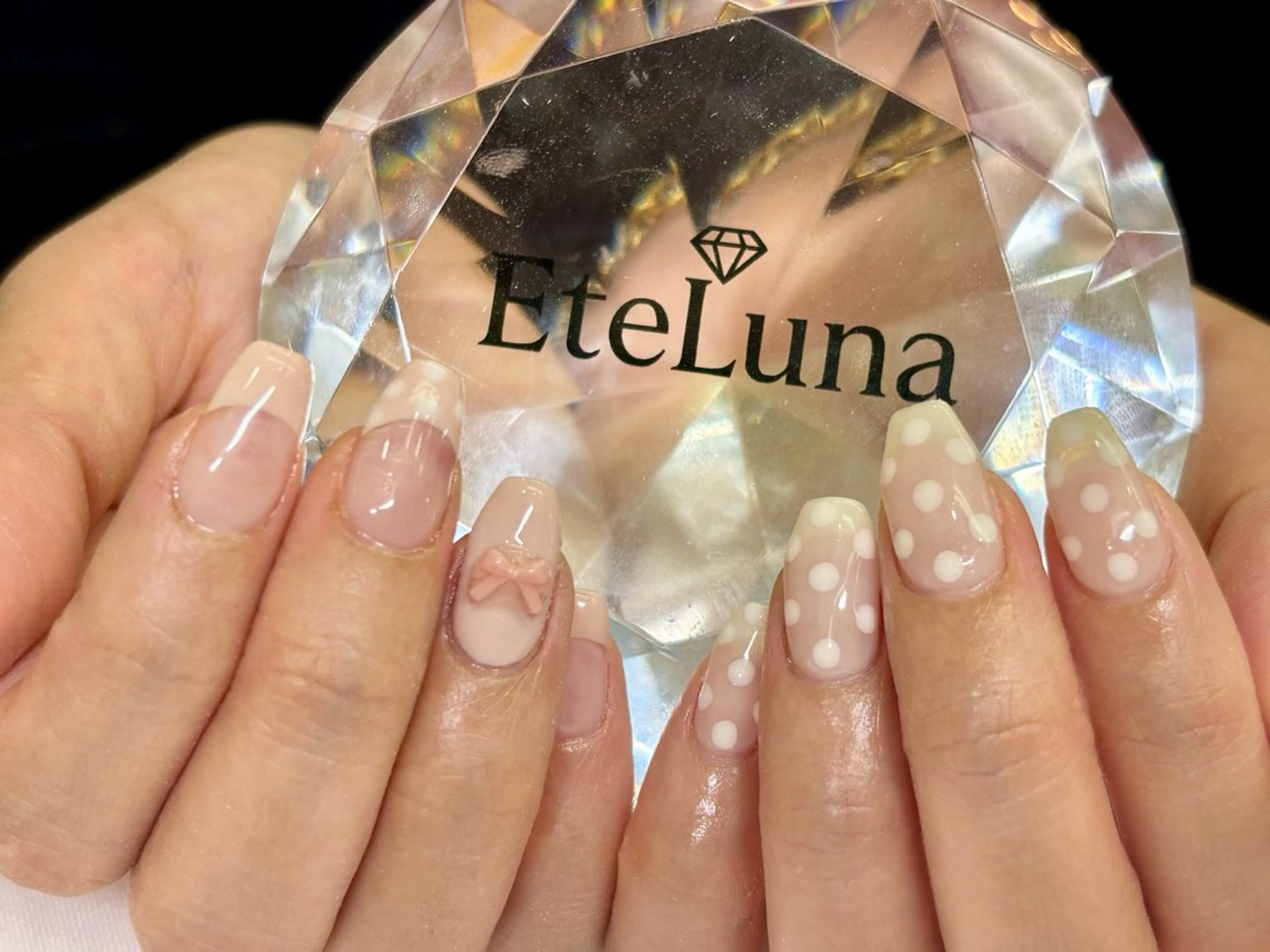 ネイル フレンチネイル 持ち込み ニュアンスネイル 春ネイル ハンドネイル ハンドケア ETE LUNA NAILのネイルデザイン