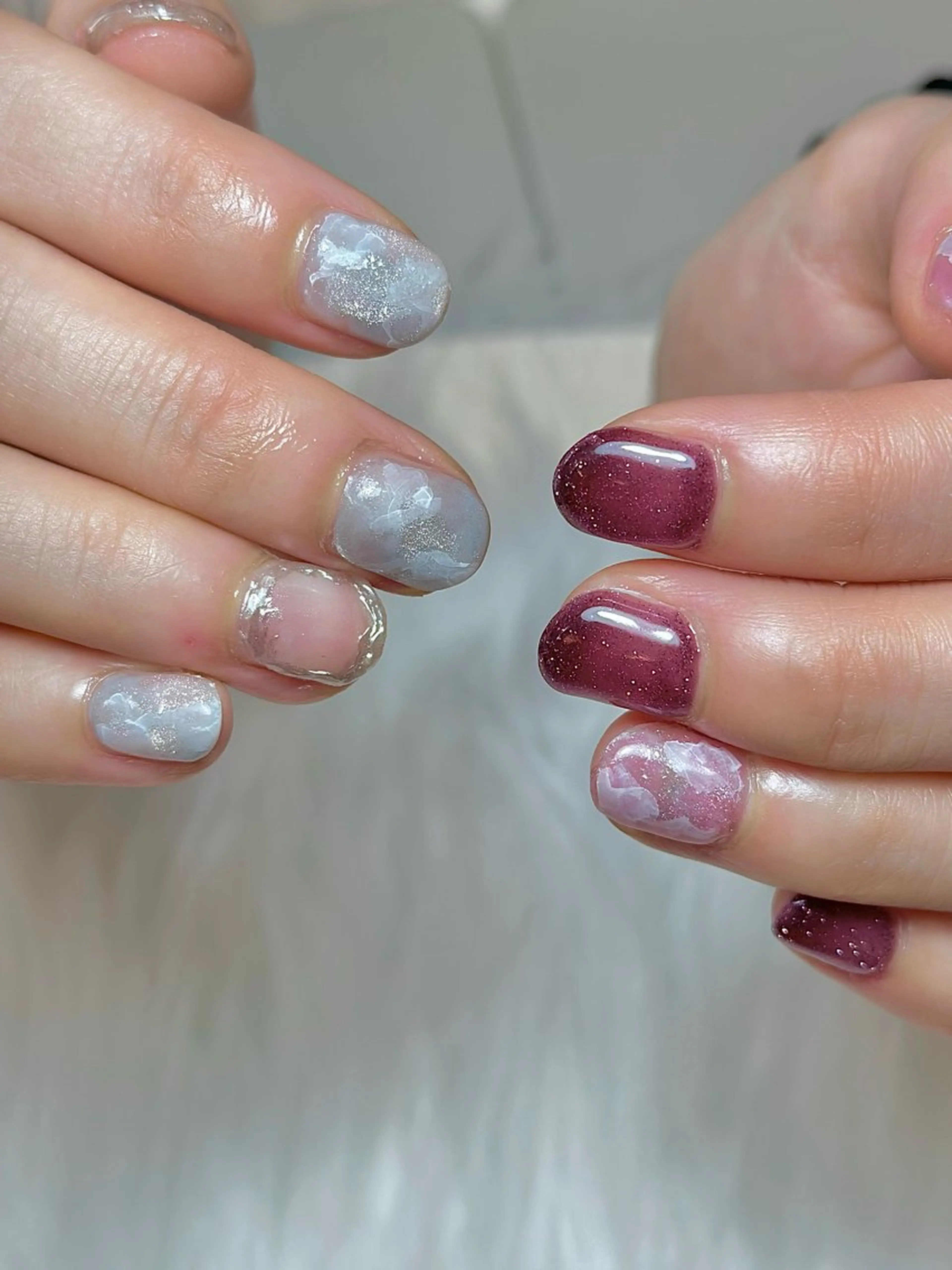 ネイル ニュアンスネイル ハンドネイル m_nail所属・O Mayaのネイルデザイン