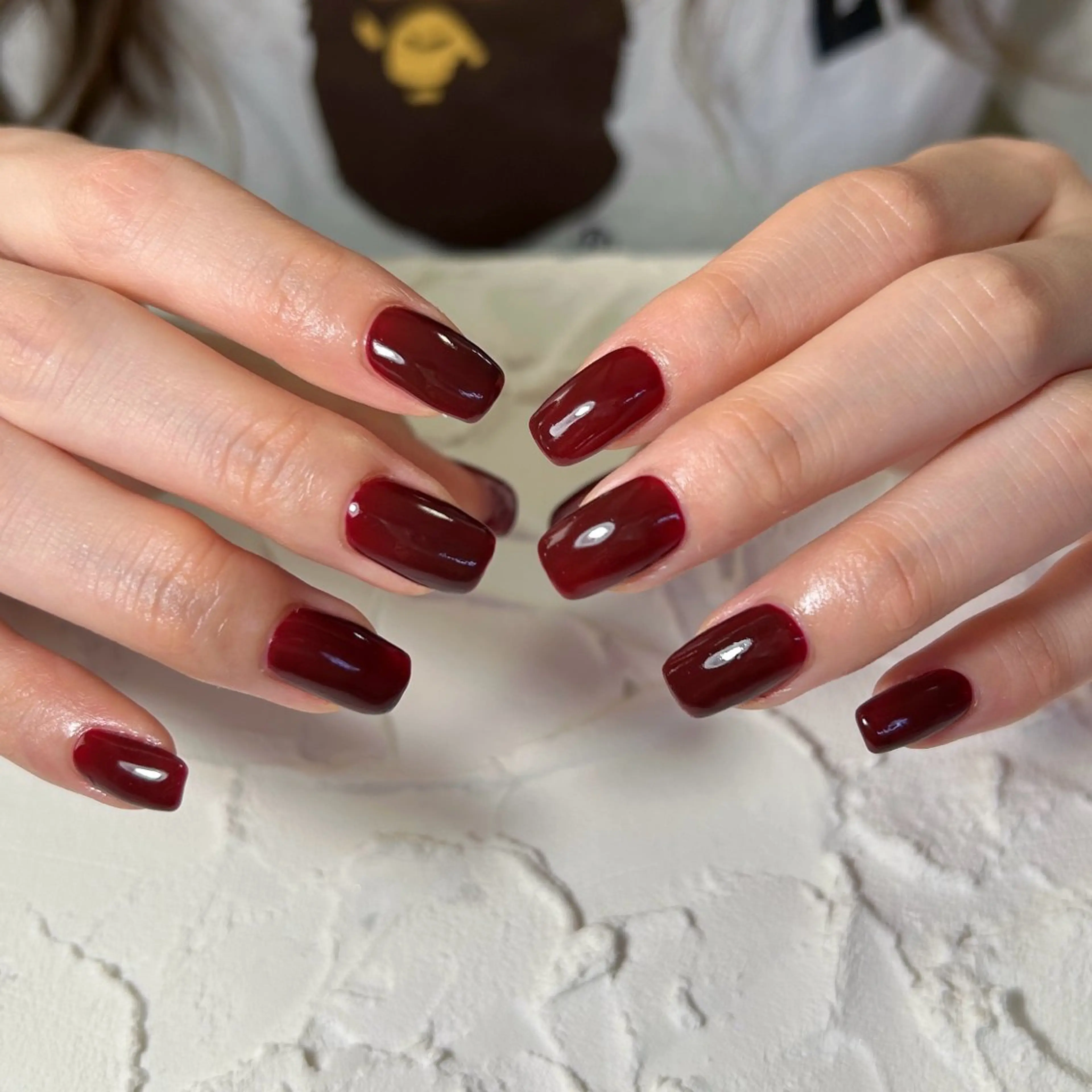 ネイル ボルドー ハンドネイル Lofinails ちひろのネイルデザイン