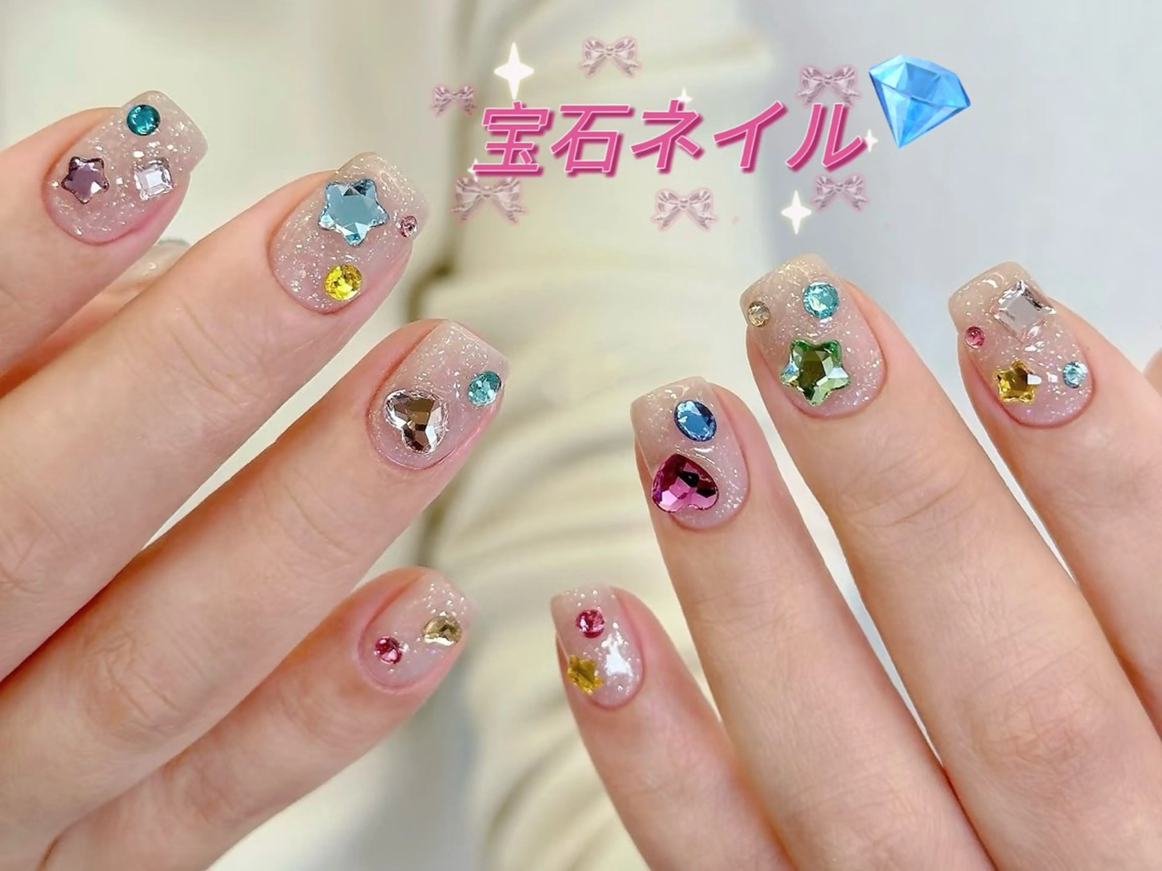 ネイル 韓国ネイル 持ち込み スカルプネイル ワンホンネイル ハンドネイル Speraネイル 大宮店🎀のネイルデザイン