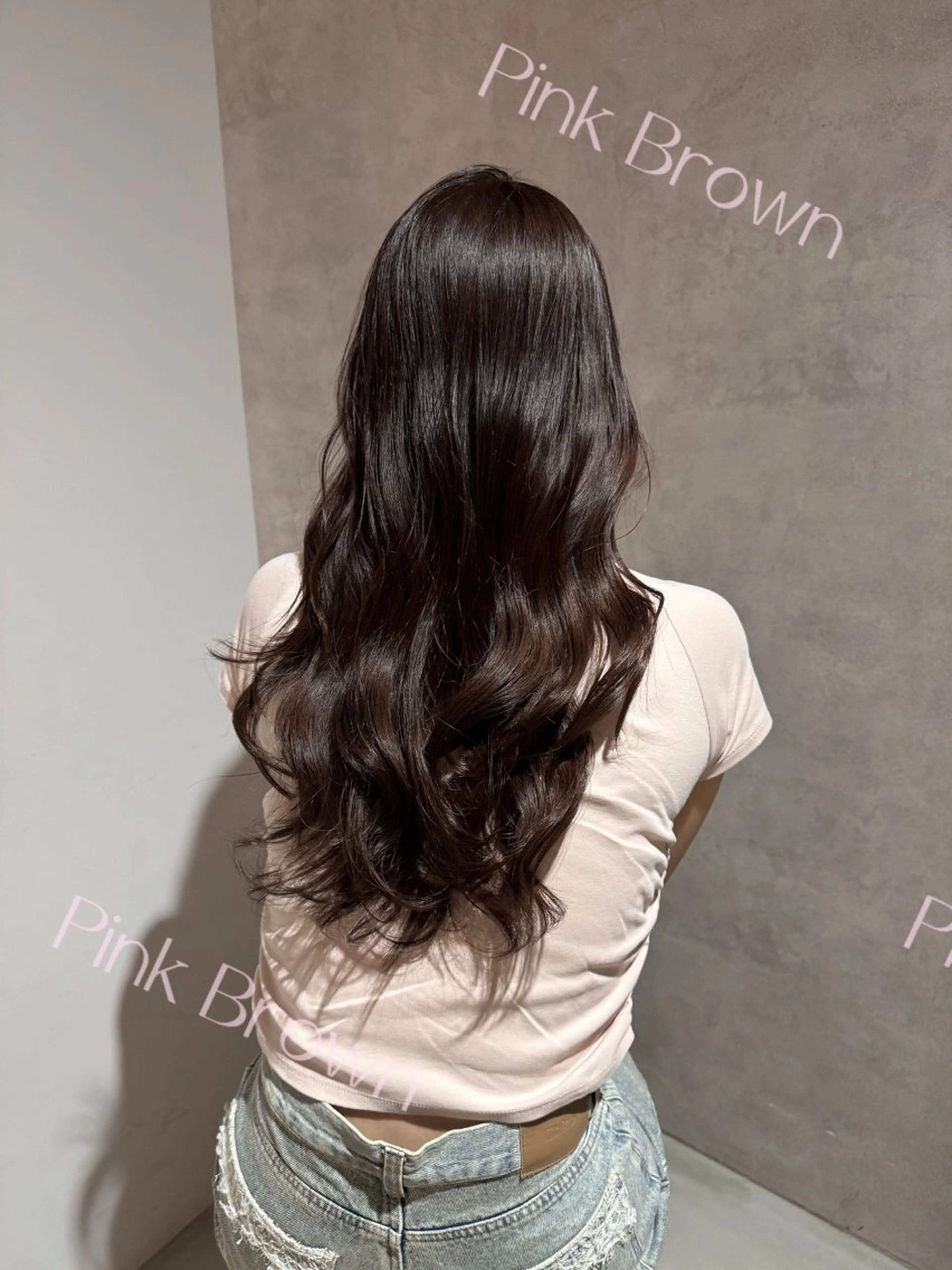 ロング 艶感ワンホン color✨のヘアスタイル