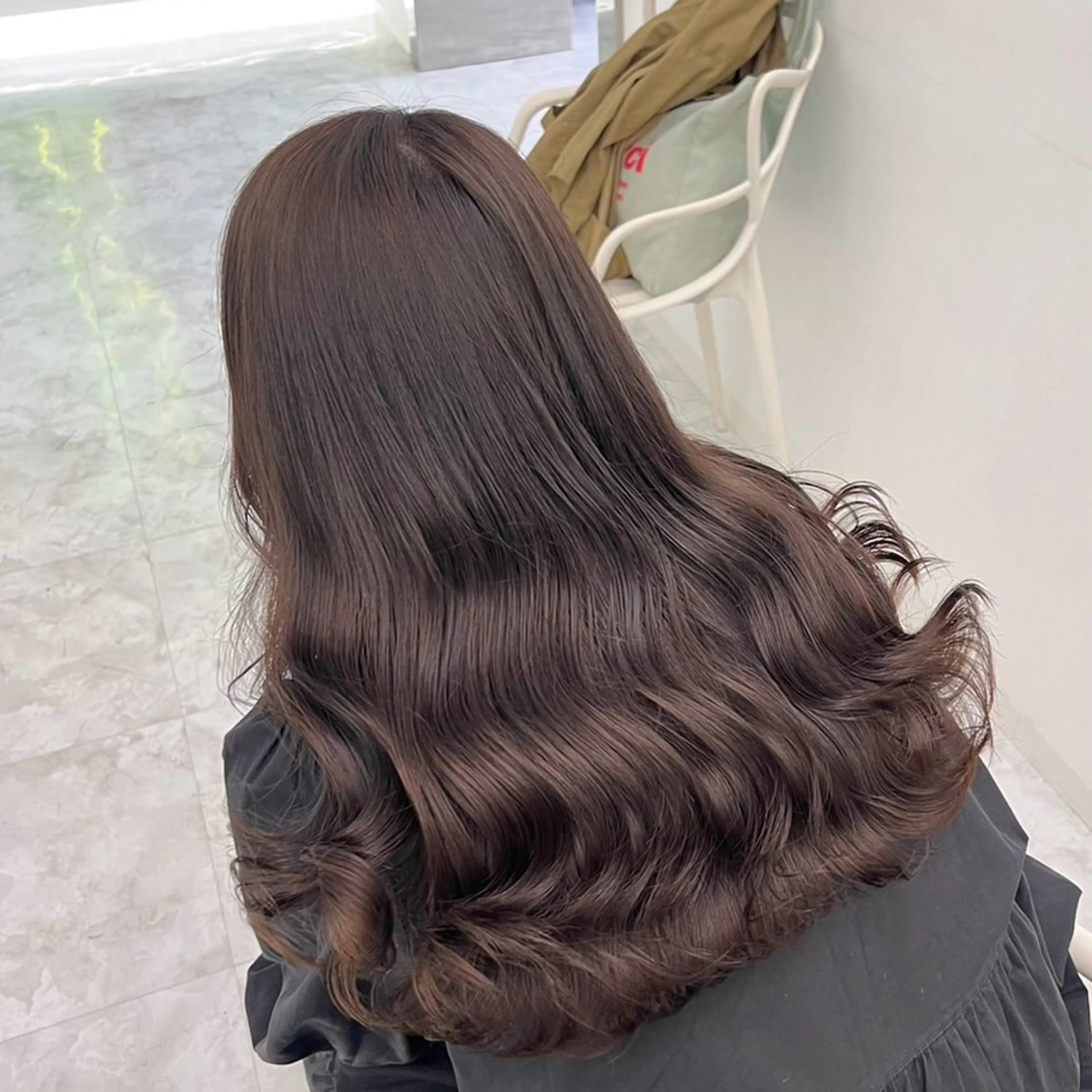 ロング ヘアカラー トリートメント GO TODAY 原宿Verno店所属・韓国系支持率No.1 レイヤー特化/きょうのヘアスタイル