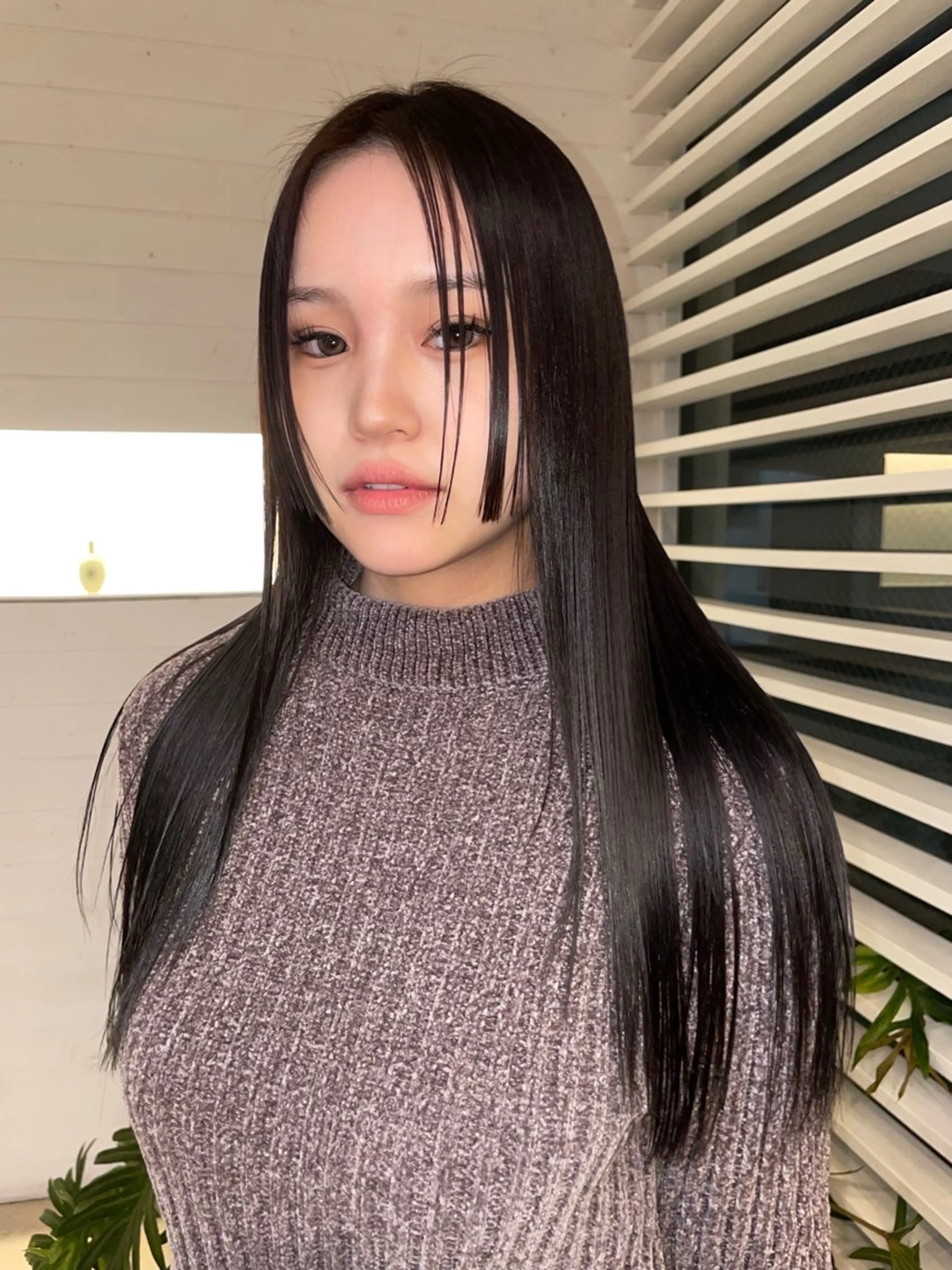 カラー YURiA レイヤー🫧暖色のヘアスタイル