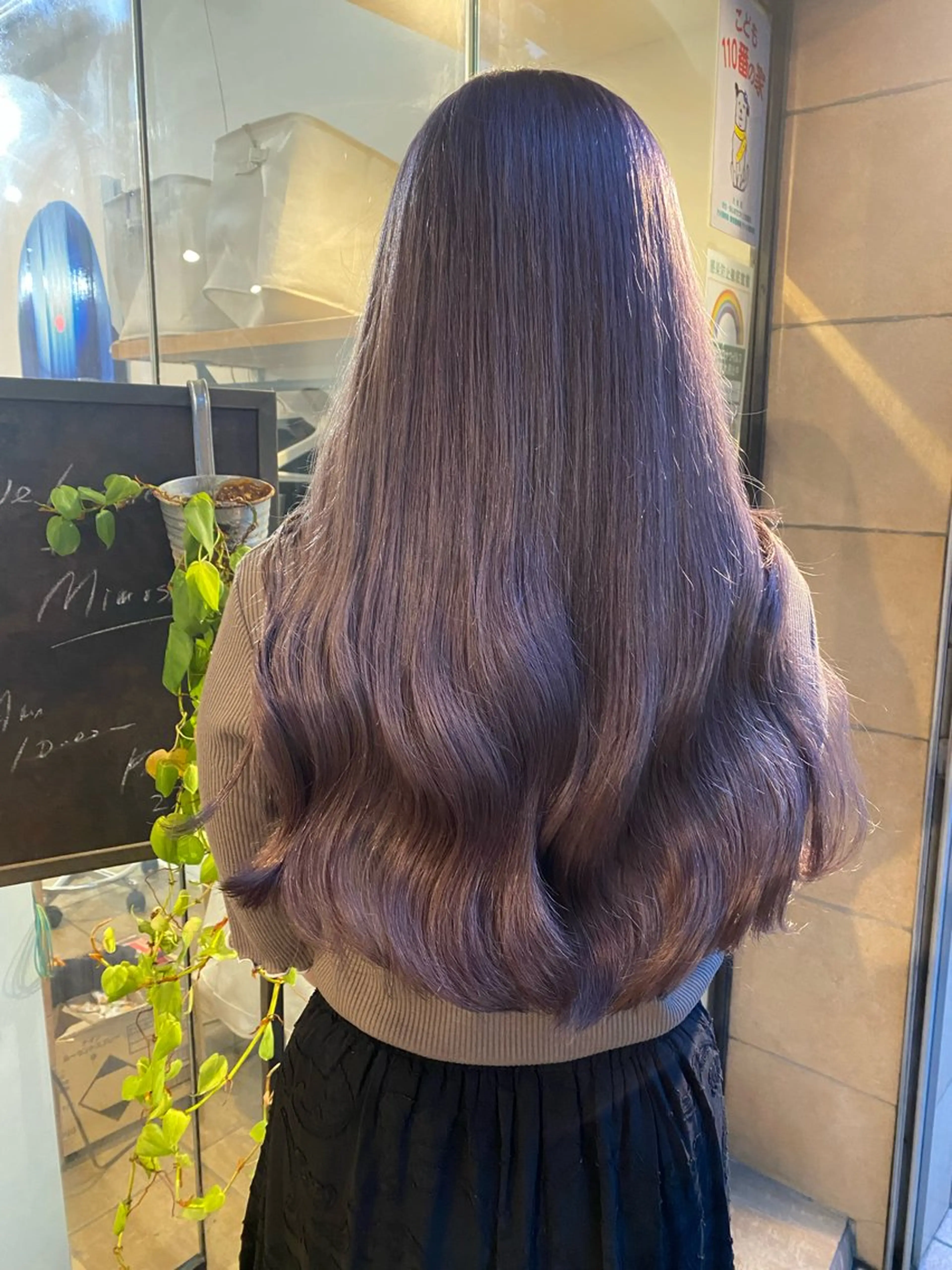 セミロング カラー Joule銀座 石山あやのヘアスタイル
