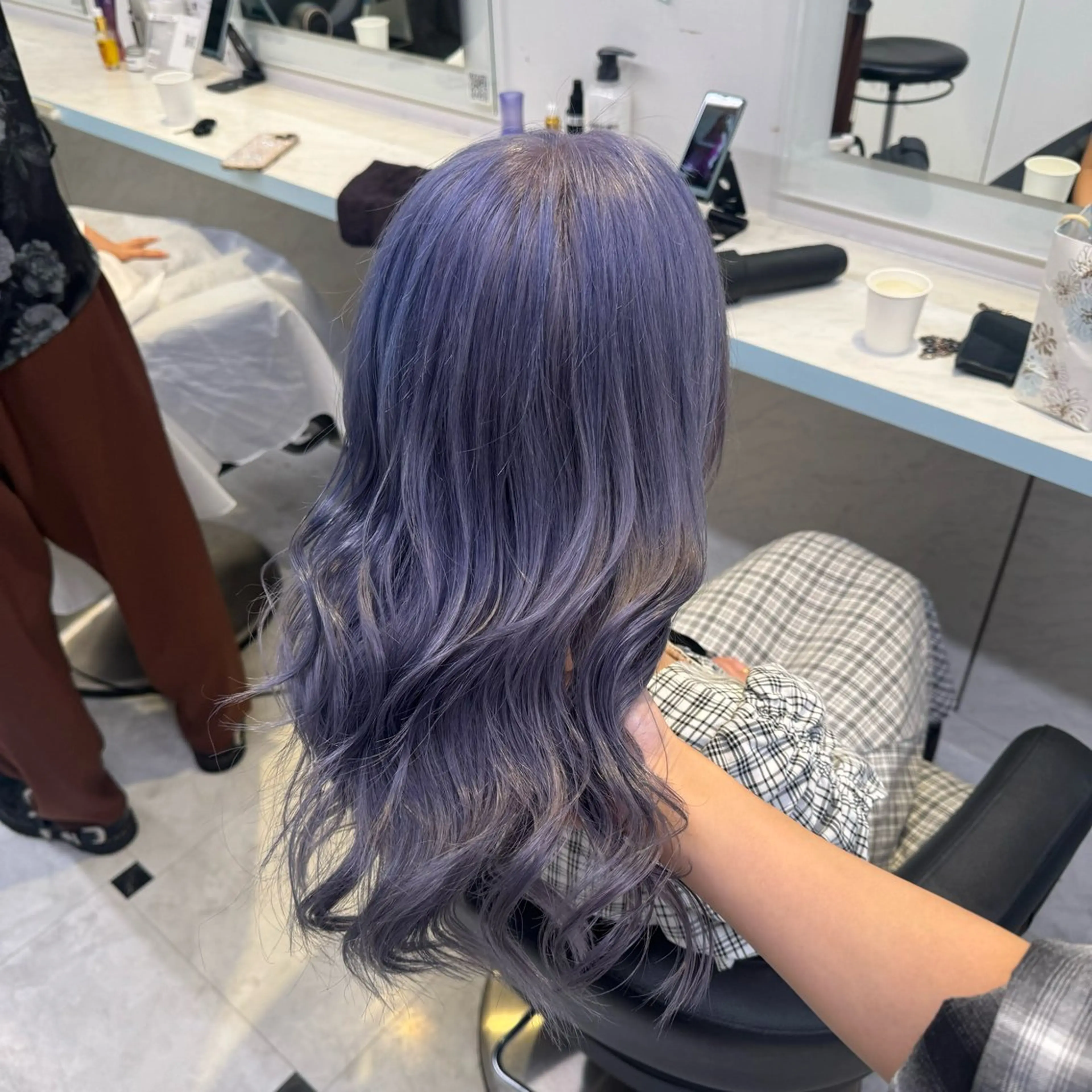 ロング カラー ヘアカラー トリートメント ヘッドスパ ヘアセット 暖色🩷透明感カラー ♡Maika♡のヘアスタイル