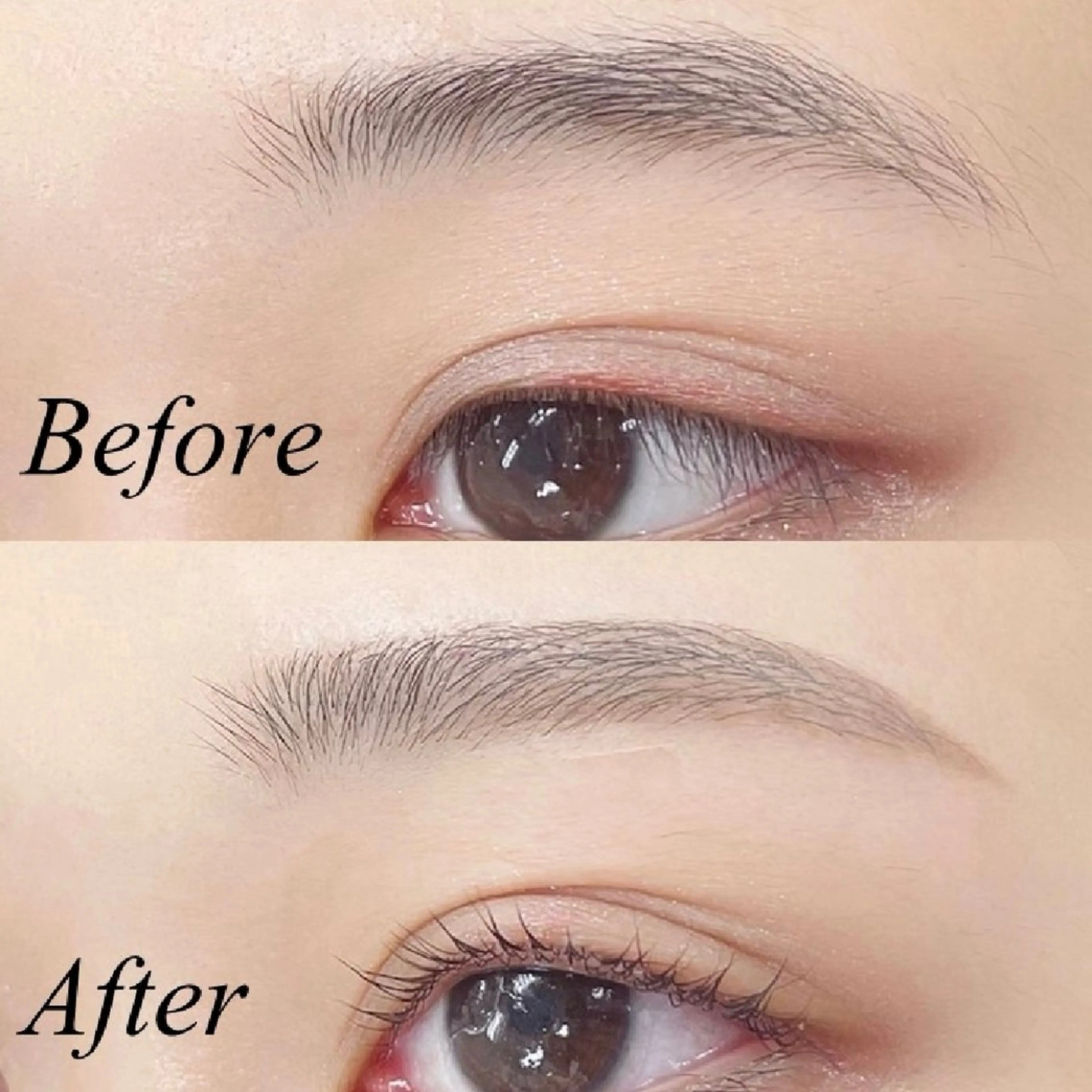 学割U24🎓《持続力⭐️眉毛パーマ》美眉アイブロウWAX＋ハリウッドブロウリフト ¥4900の写真