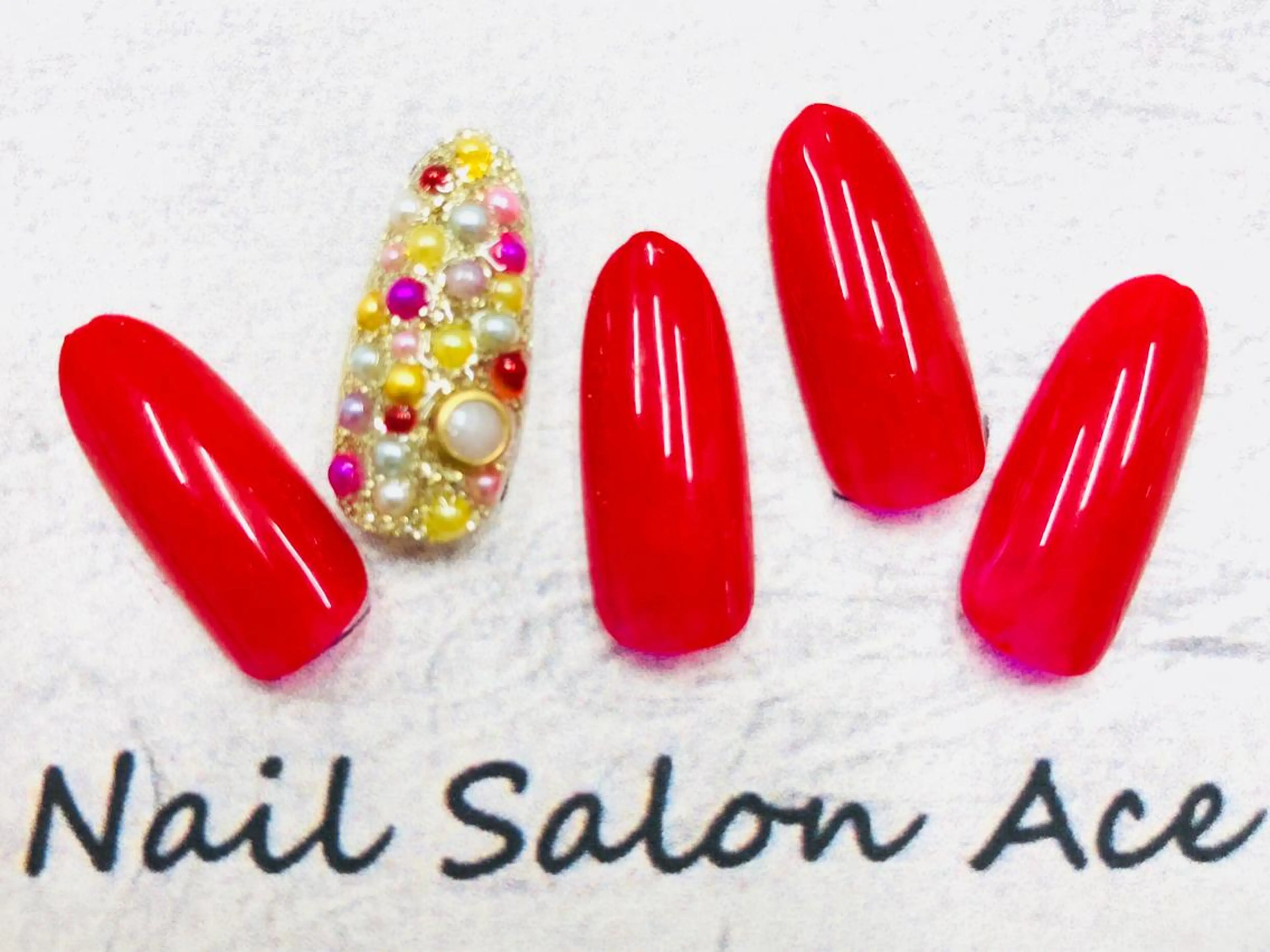 ネイル Beauty Salon Ace（ネイルサロン　エース）所属・池袋フィルイン Ace♡長さだしのネイルデザイン