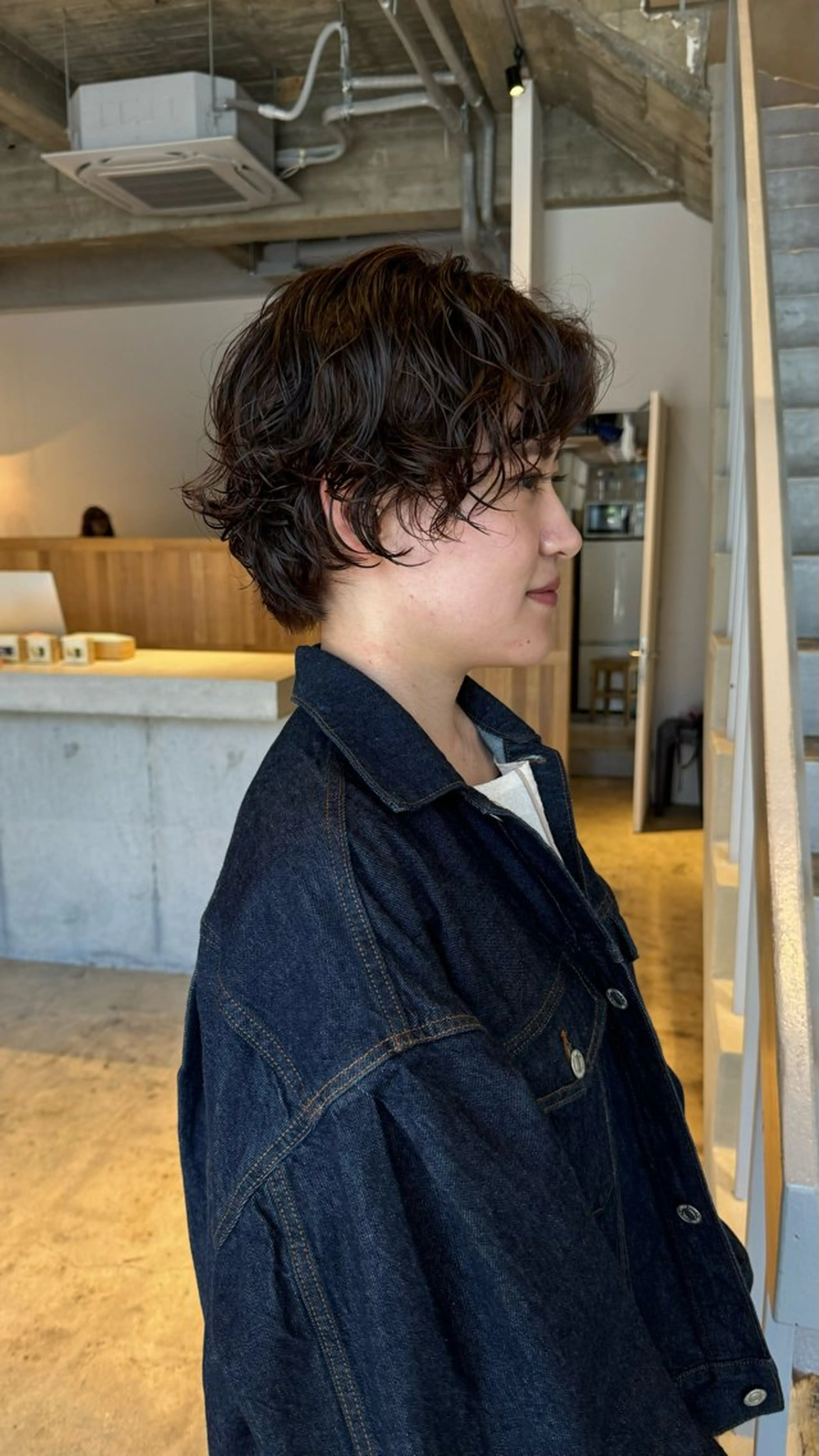 ショート パーマ Casetta. もえか🌟のヘアスタイル