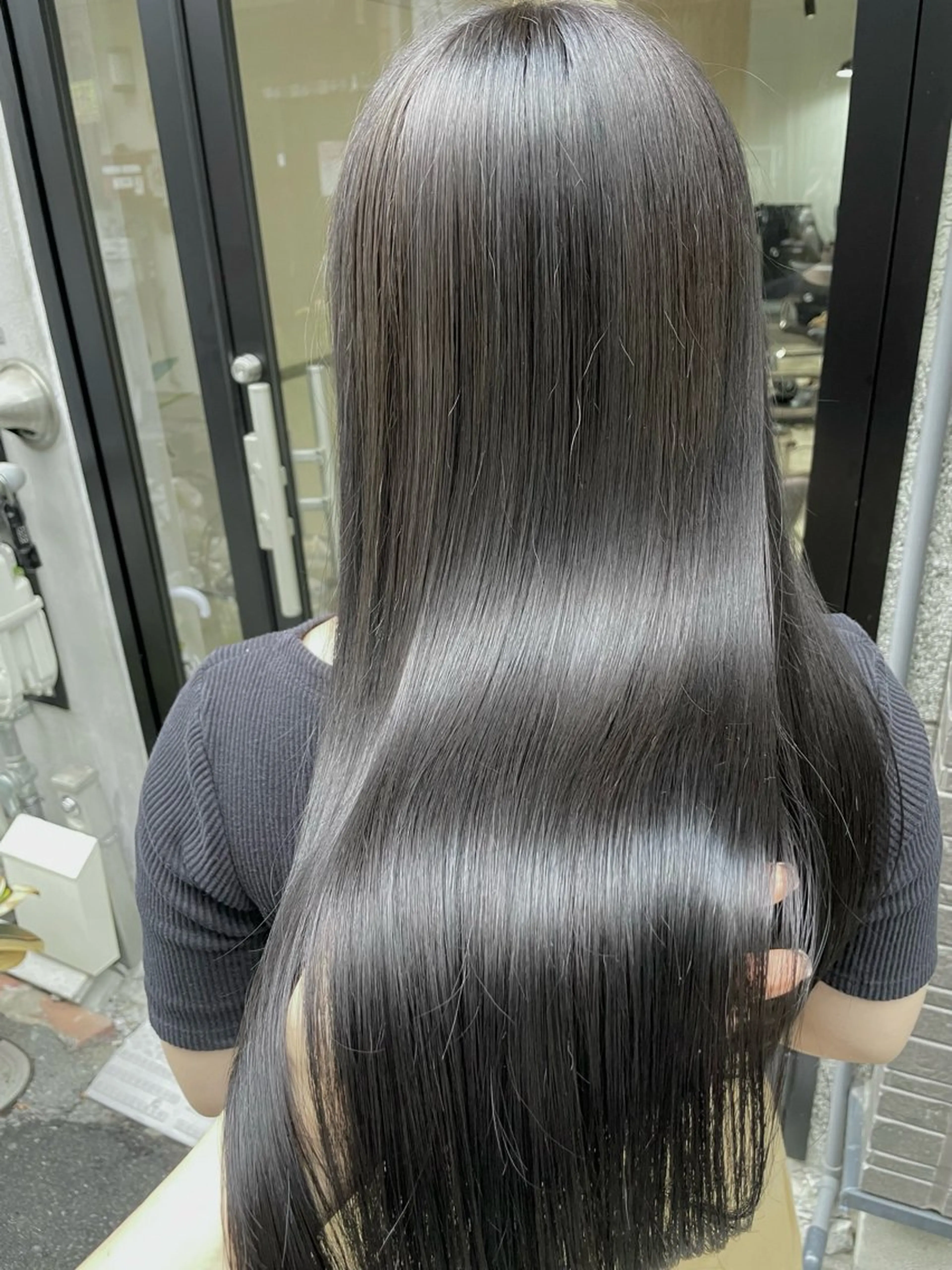 ロング カット ヘアカラー トリートメント nito.所属・ハイトーン 🩵NATSUKIのヘアスタイル