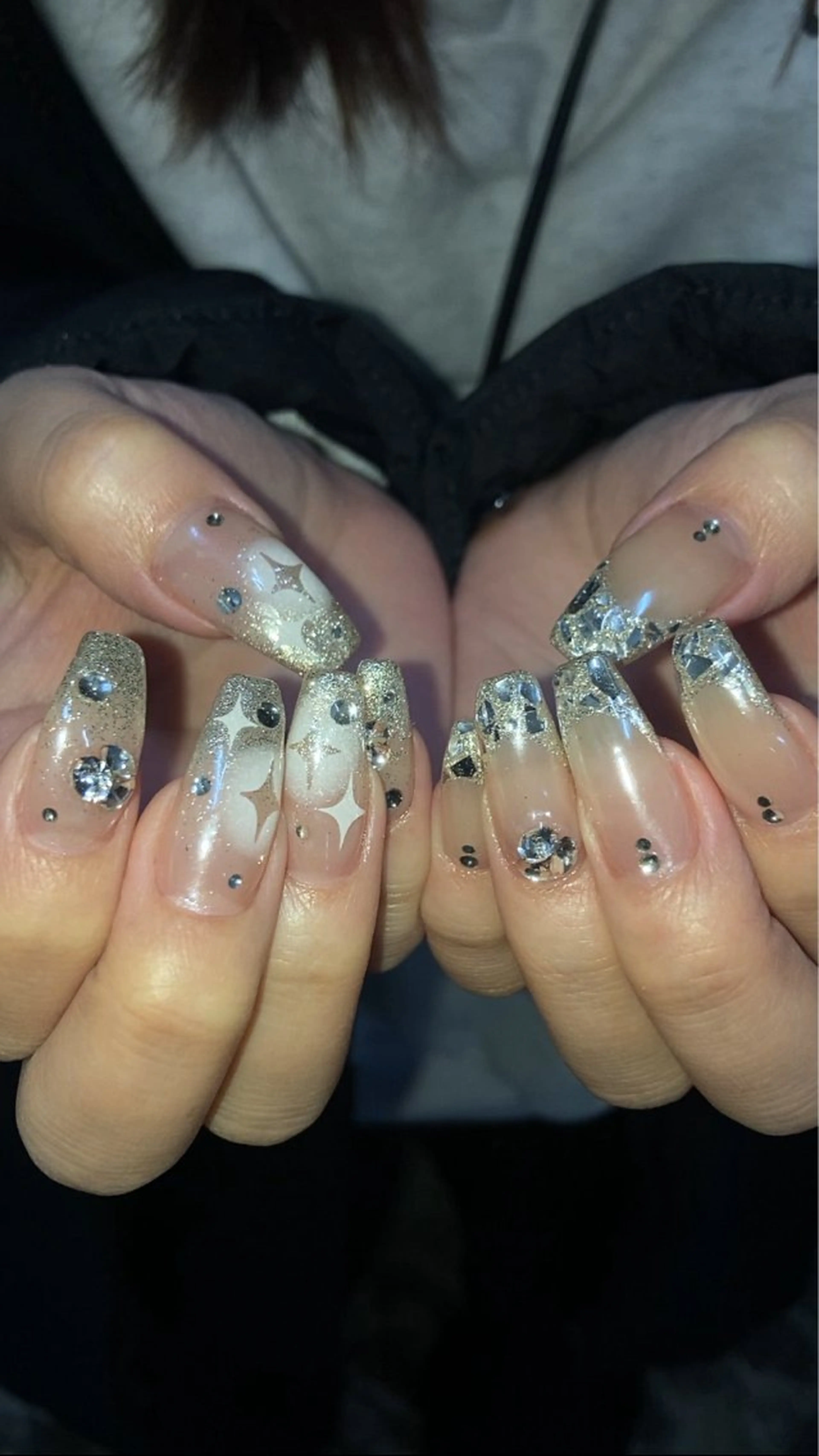 ネイル ハンドネイル フットネイル kana/モード ・グランジ໒꒱のネイルデザイン