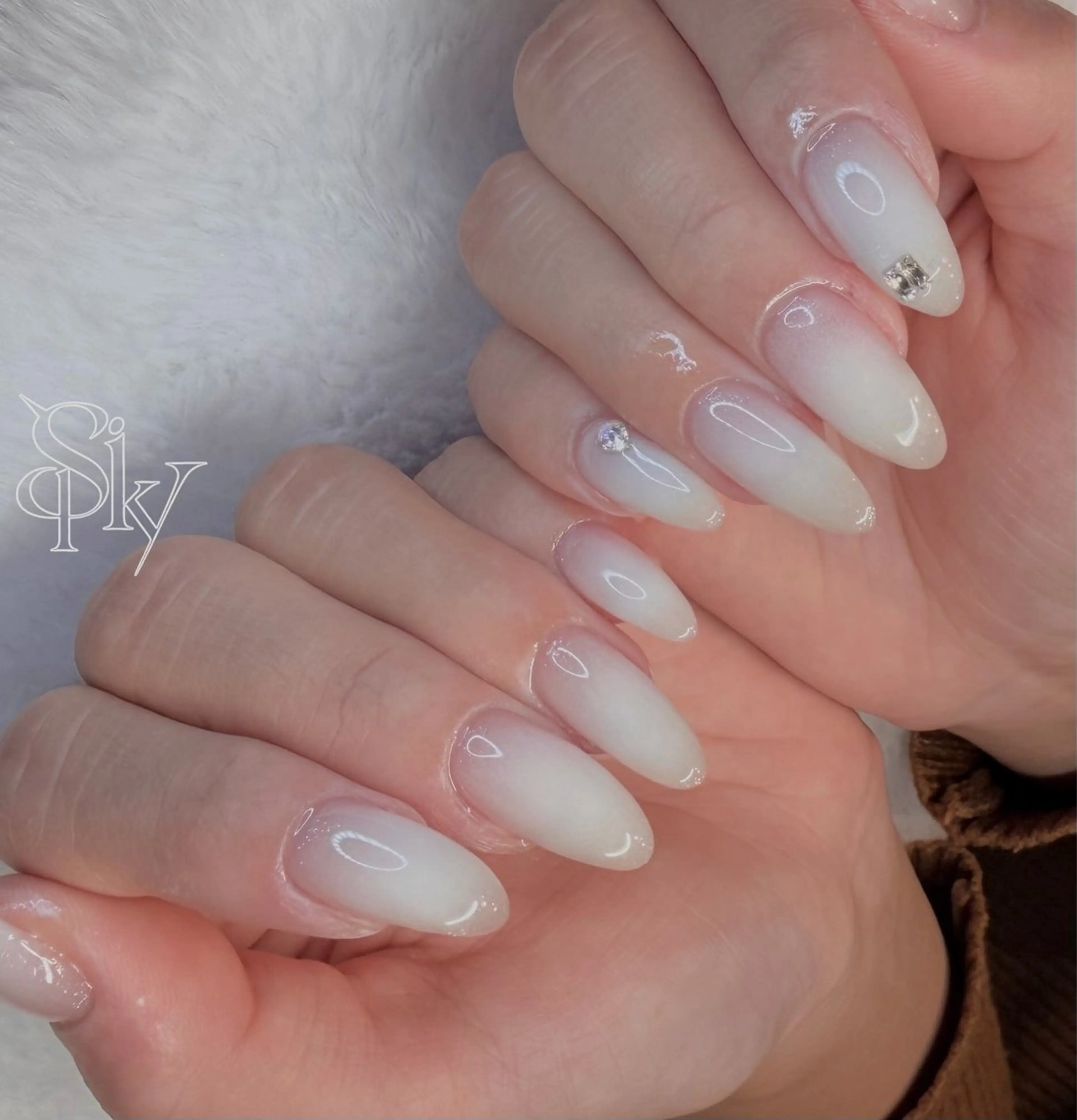 ネイル ハンドネイル Spiky とうげ ふうかのネイルデザイン