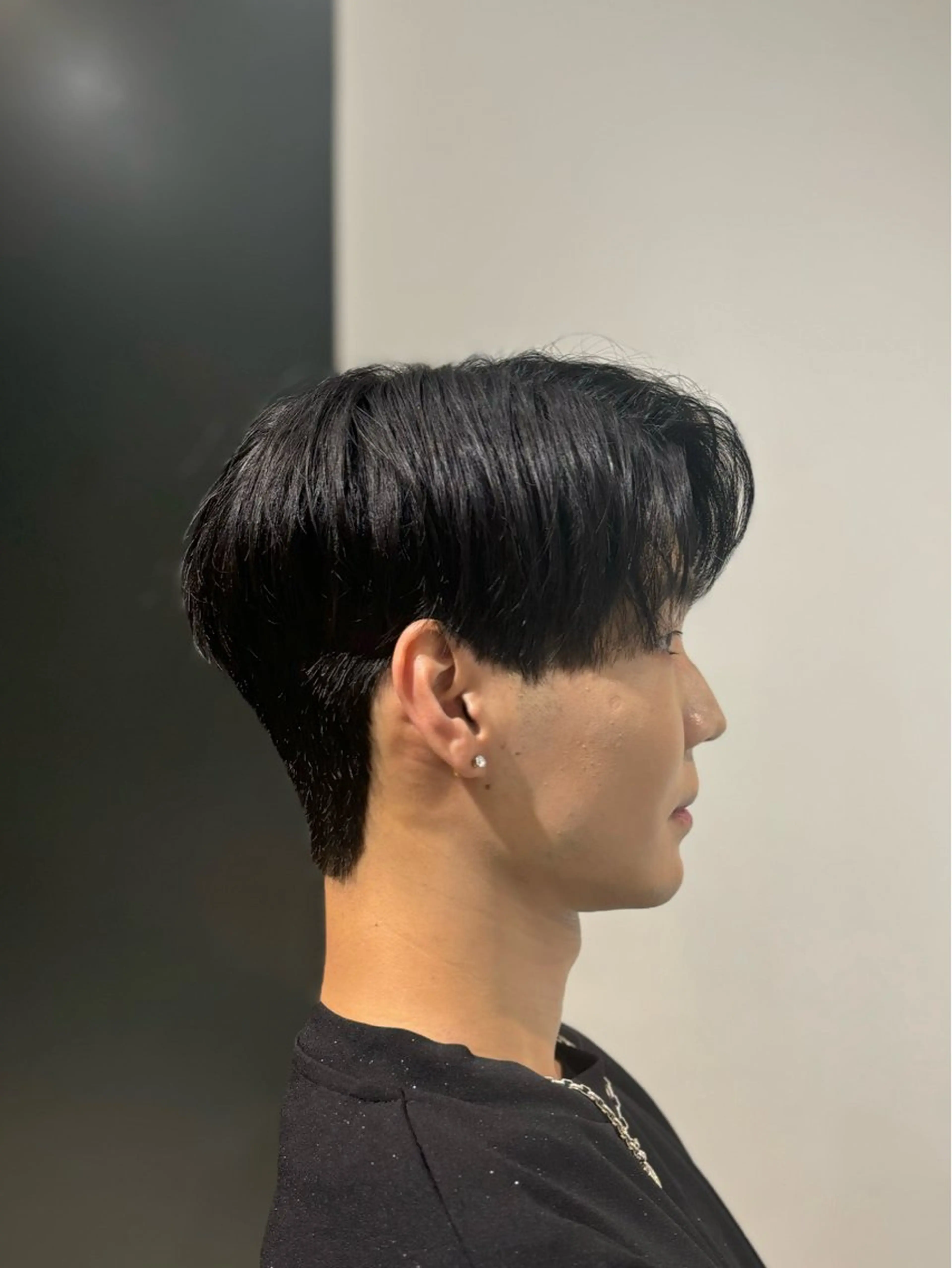 ショート パーマ メンズ カット パーマ 韓国メンズヘア/ ダウンパーマ/歩夢のヘアスタイル