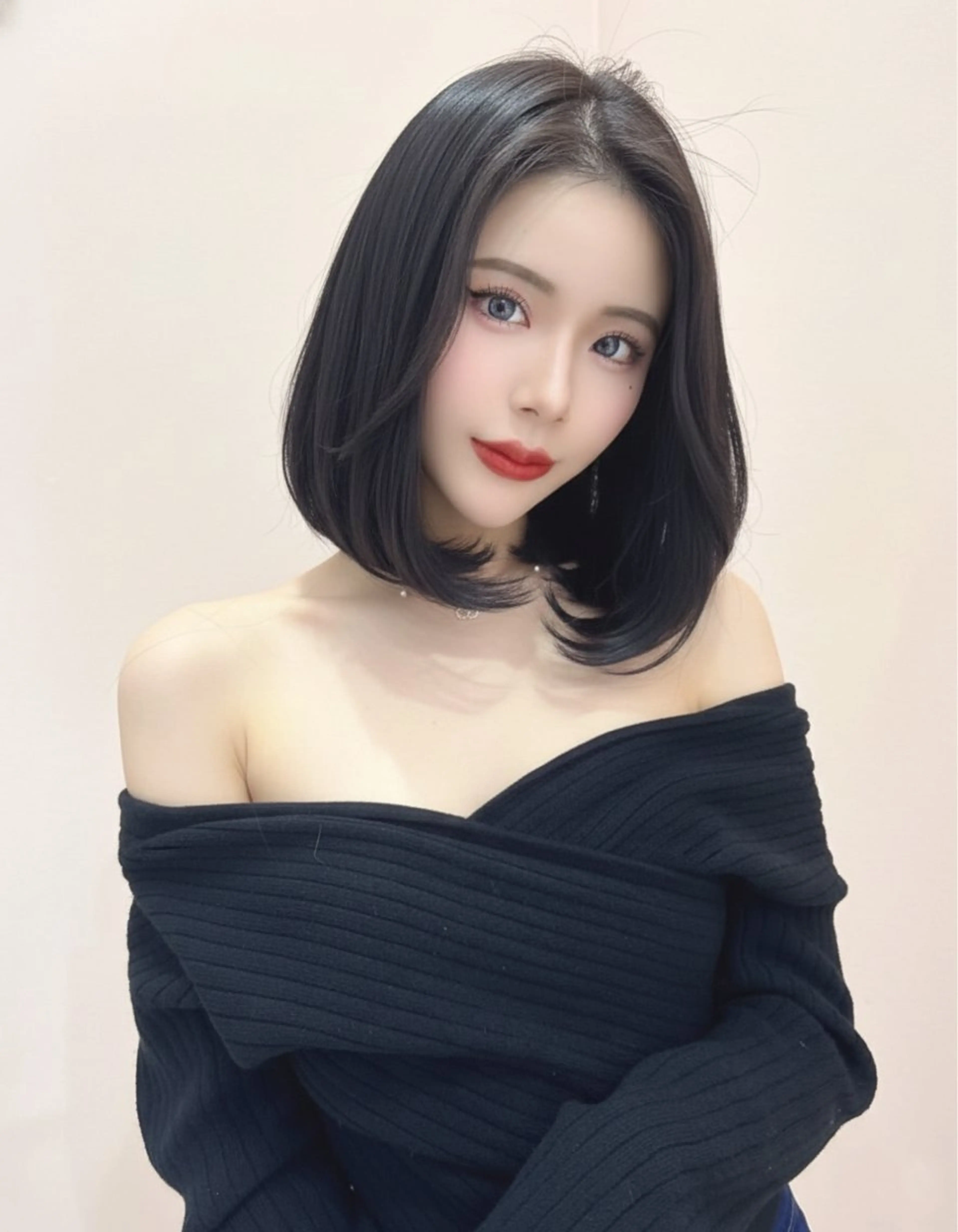 ミディアム カラー カット ヘアカラー トリートメント 韓国ヘア/髪質改善 TAKAHIROのヘアスタイル