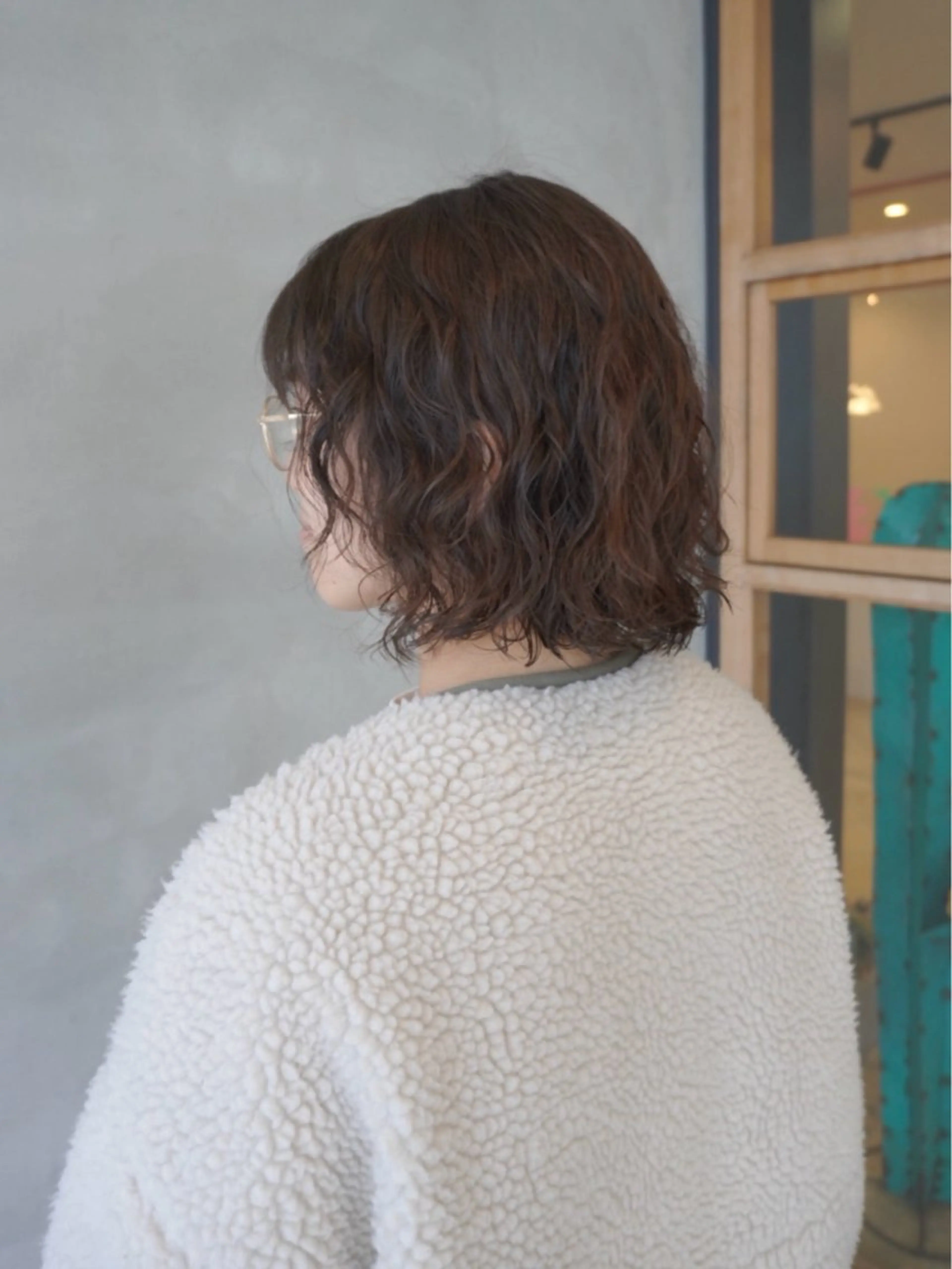 ミディアム パーマ カット パーマ トリートメント hale所属・@hale_ airiのヘアスタイル