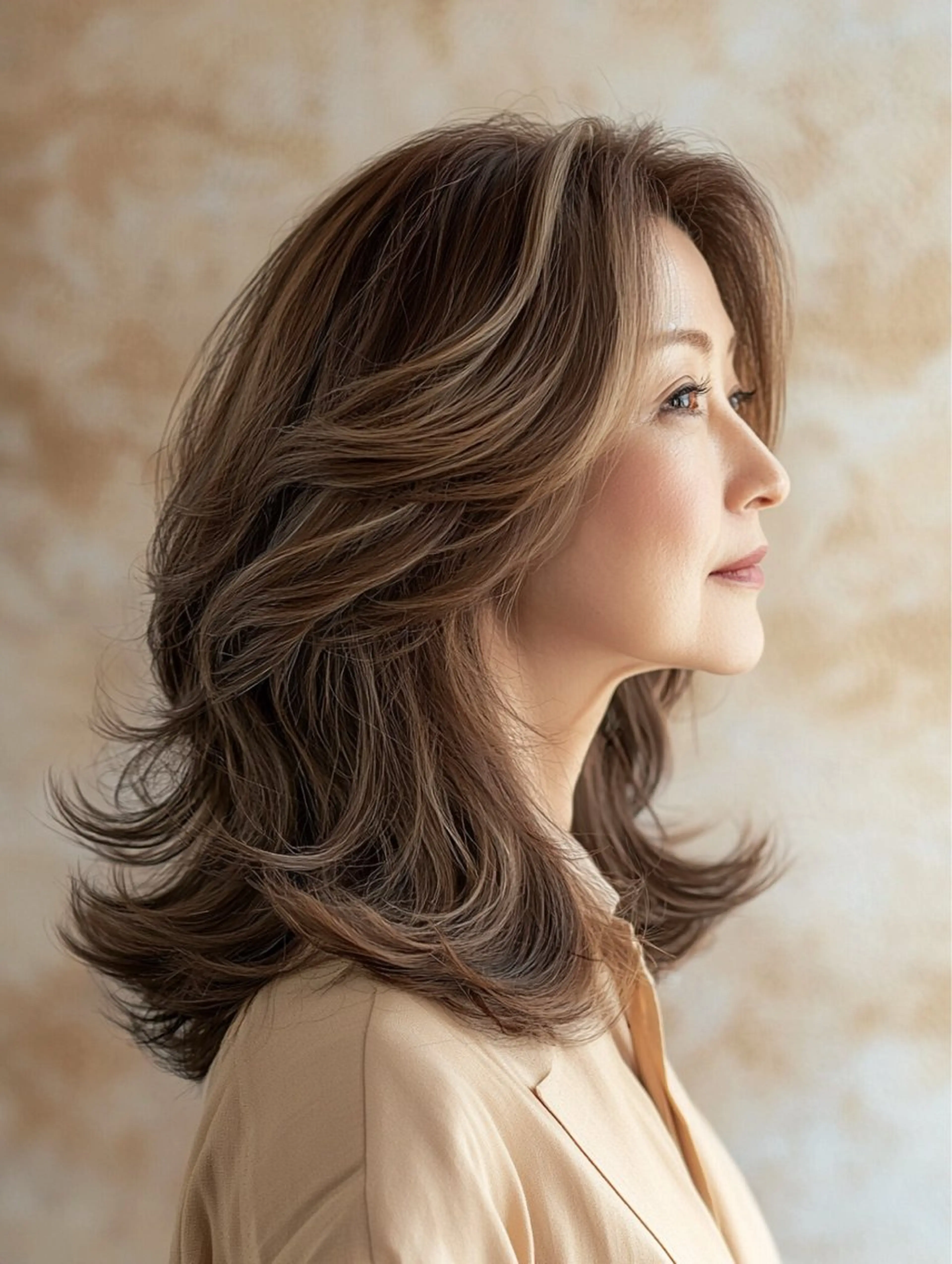 セミロング あなたのお悩み改善" You"💚❤️💛のヘアスタイル