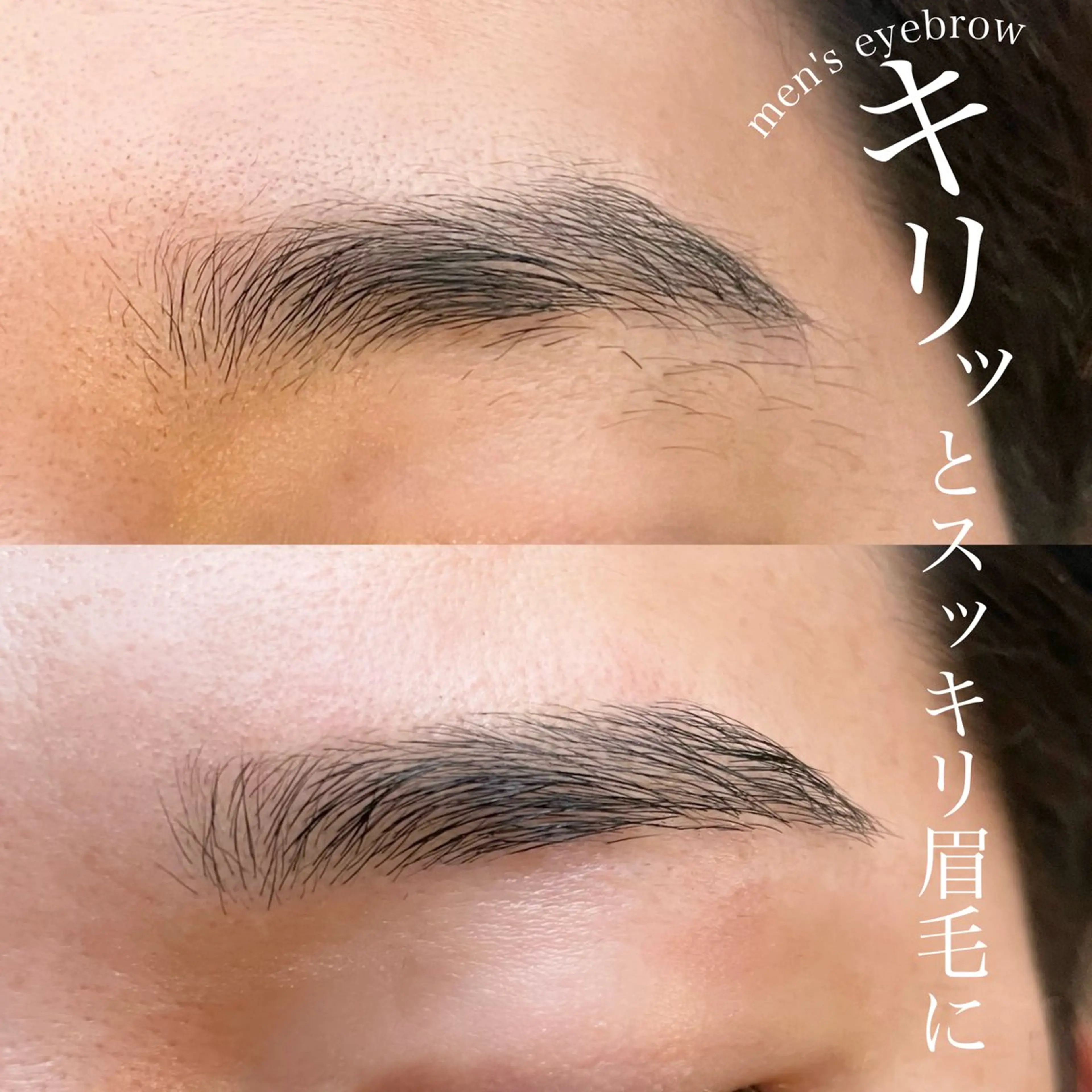 メンズアイブロウの写真