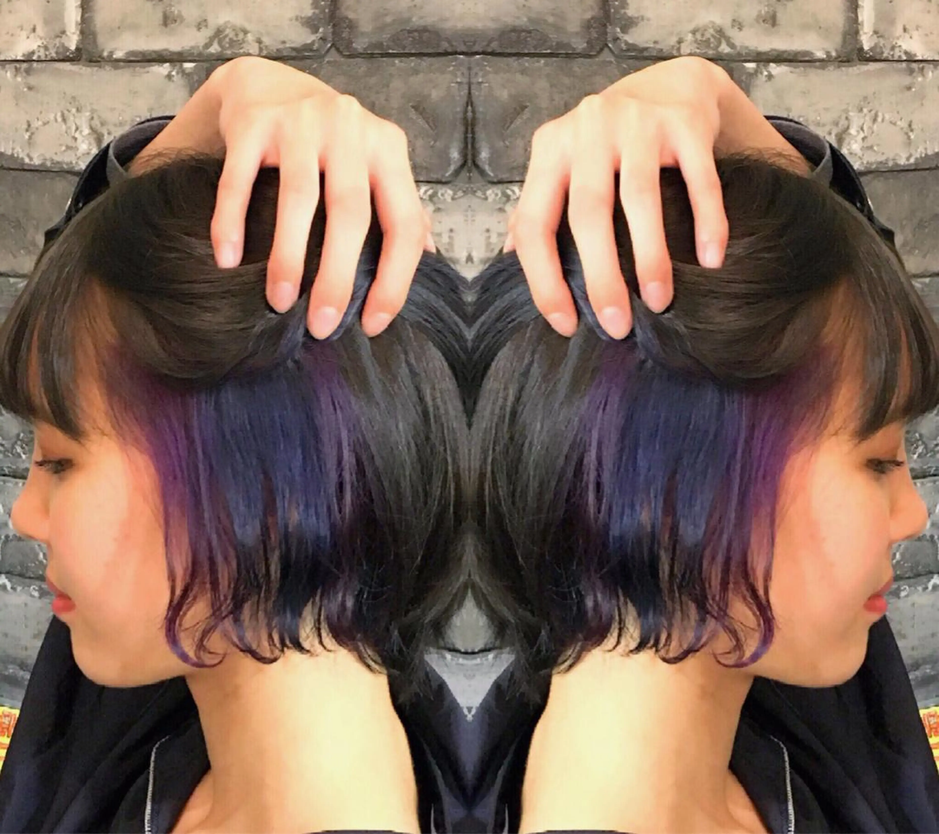 ショート パープルカラー 外国人風カラー ❤️千葉県代表❤️ 店長❤️柿本翔一朗のヘアスタイル