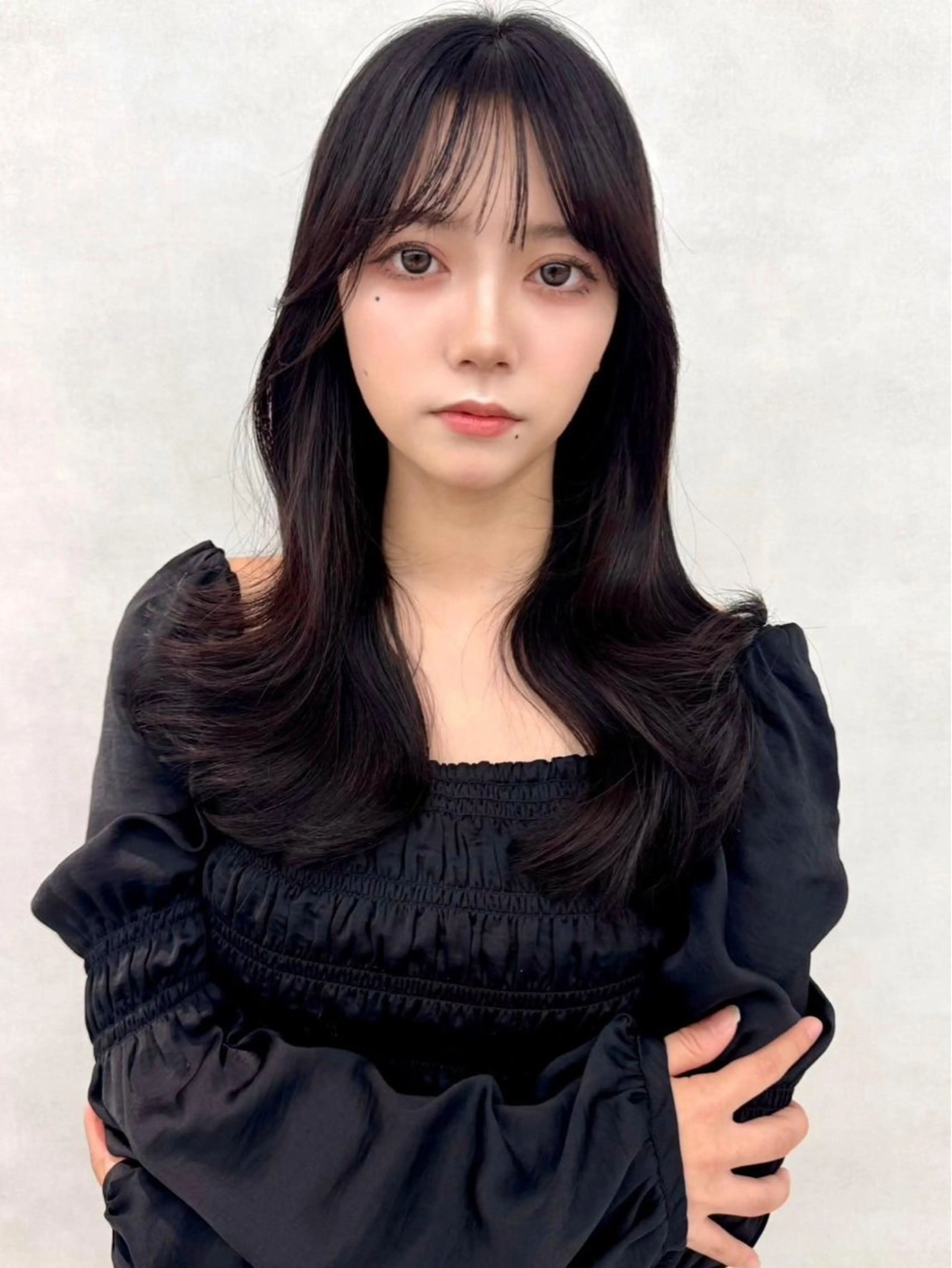 ロング 🇰🇷韓国レイヤー 艶カラー／田川佑紀のヘアスタイル