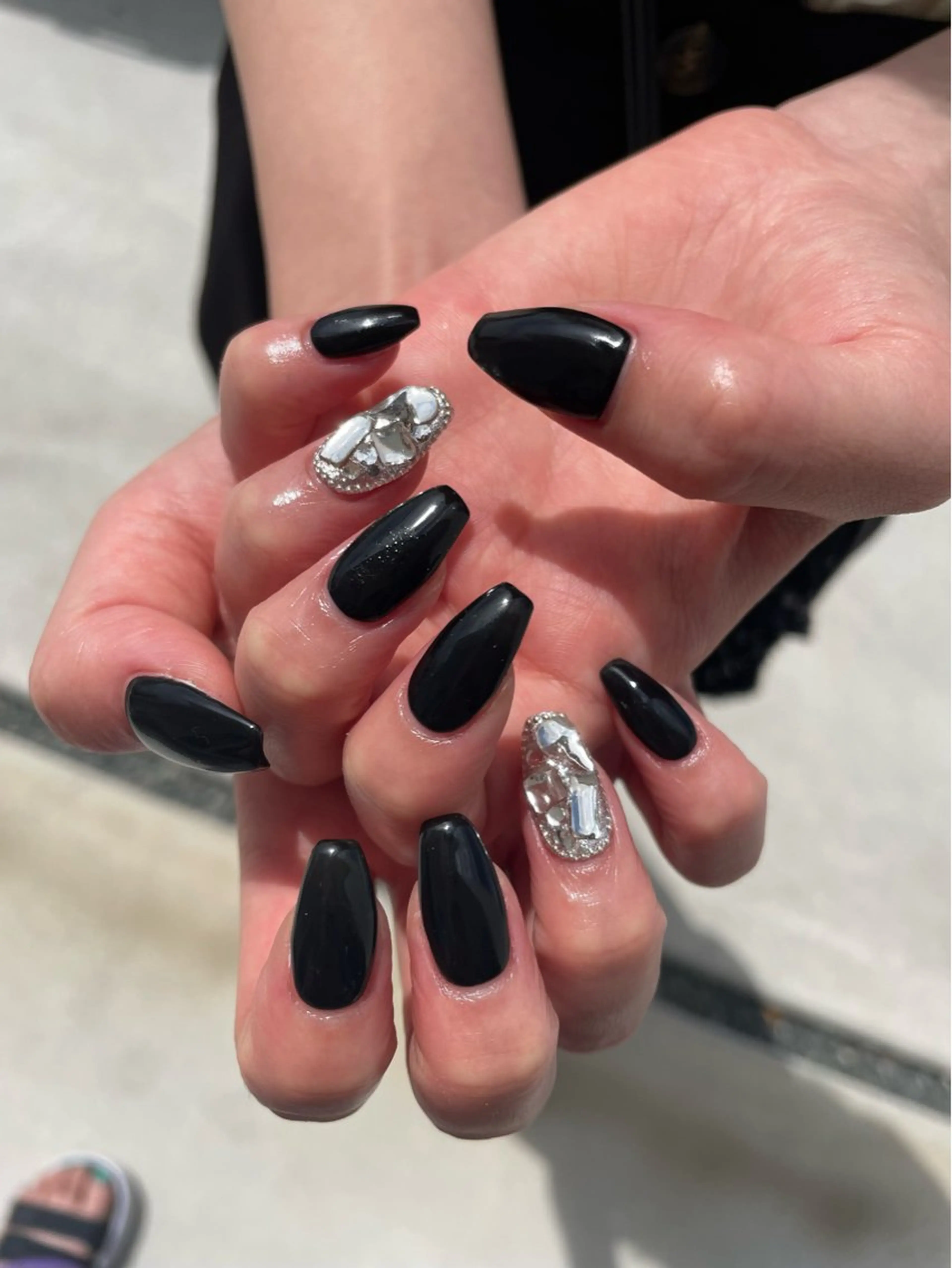 【他店オフ有】☆ワンカラー＋ストーンし放題2本7600円  ※ フット＋500円の写真