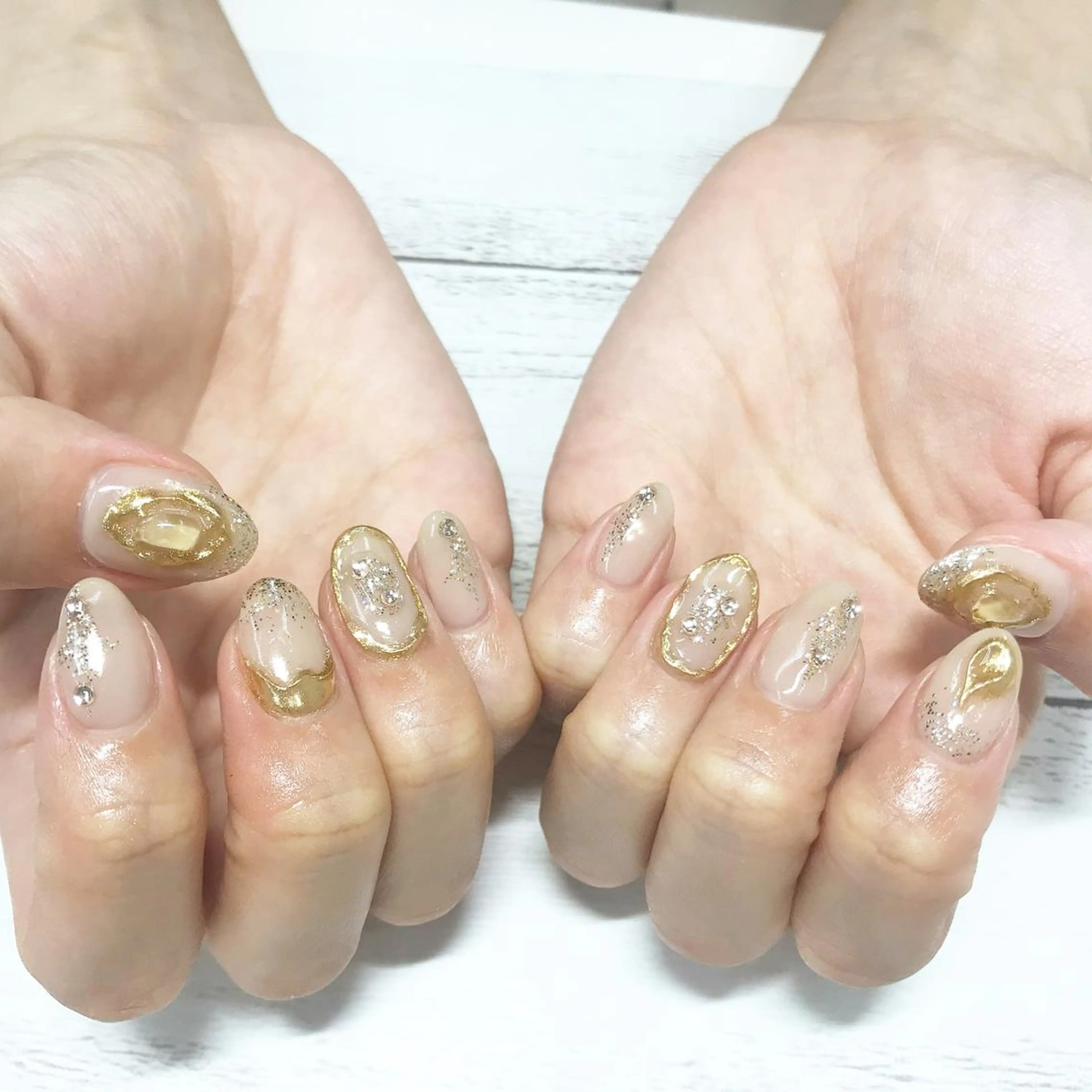 ネイル ハンドネイル リラネイル Aikenのネイルデザイン