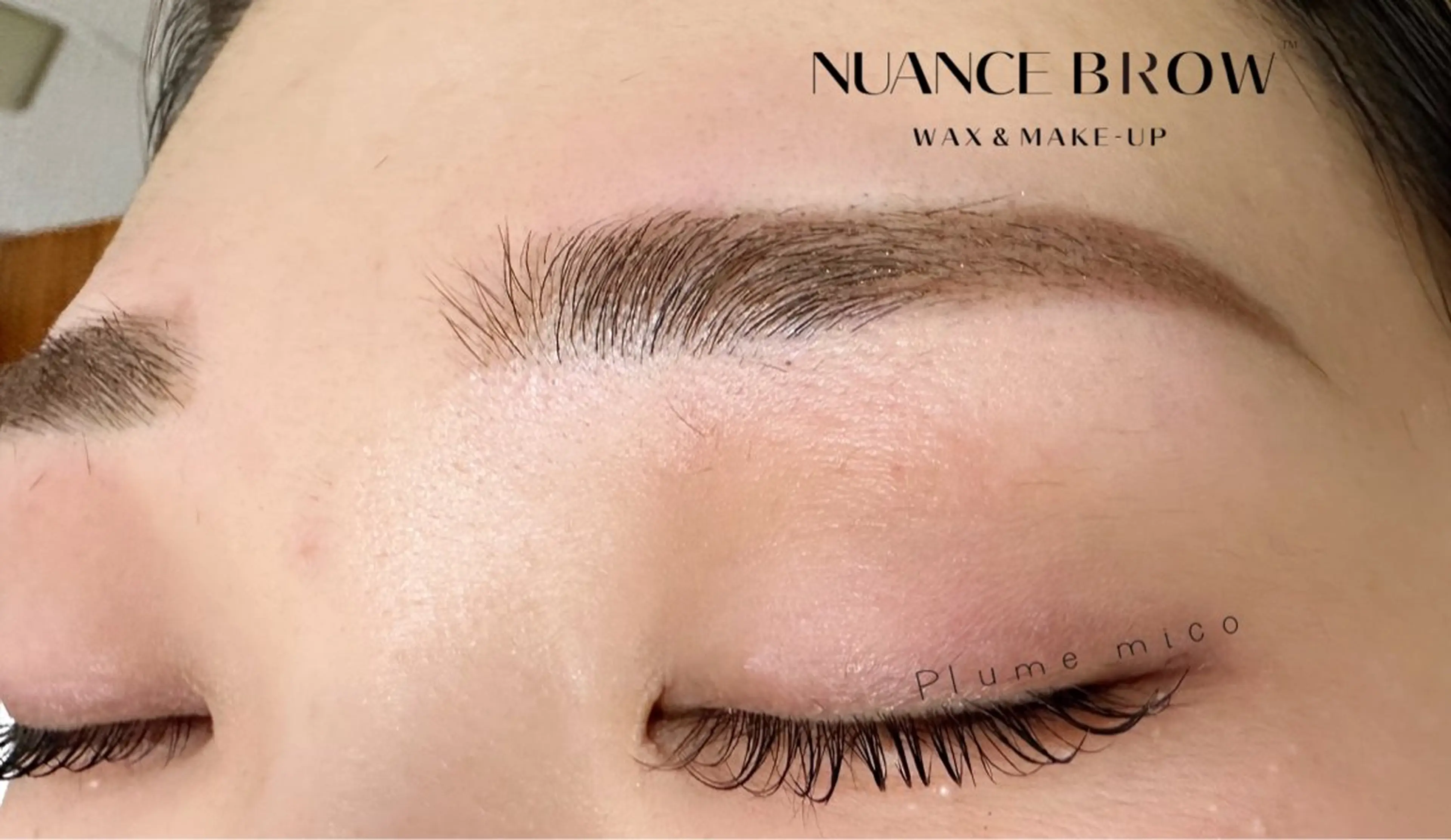 アイブロウ ワックス脱毛 Plume micoのマツエク・マツパデザイン
