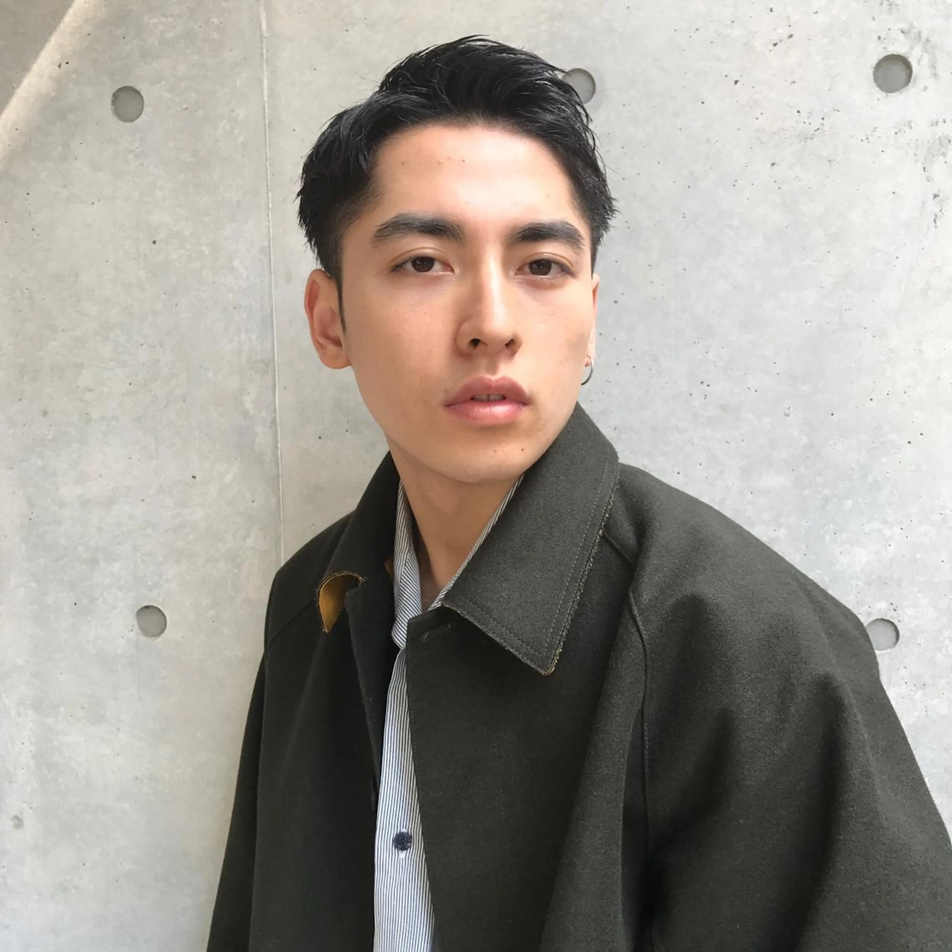 ショート メンズ カット ヘアセット 住本 大明のヘアスタイル