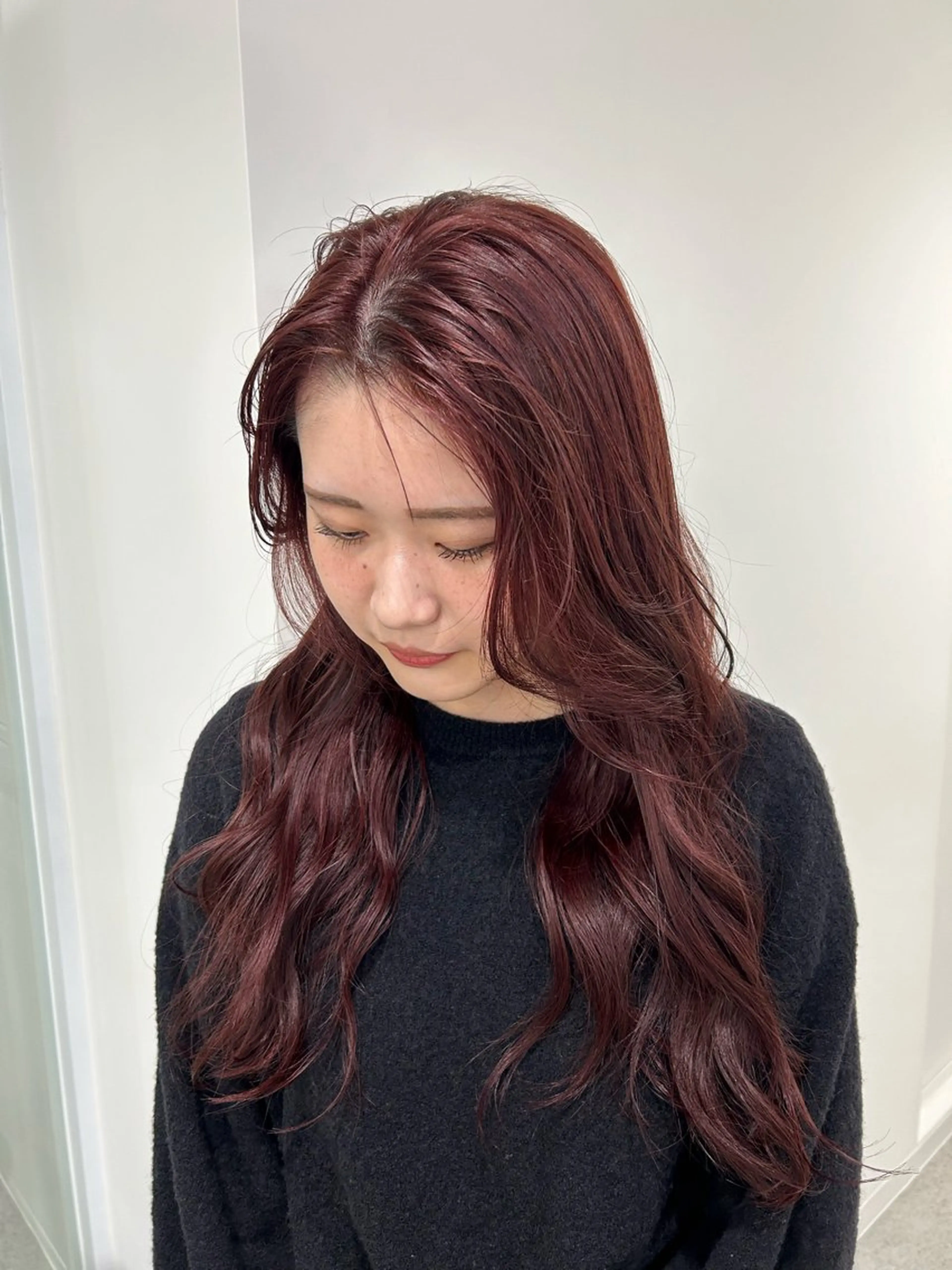 ロング カラー 愛結 暖色カラー🎀🩰のヘアスタイル