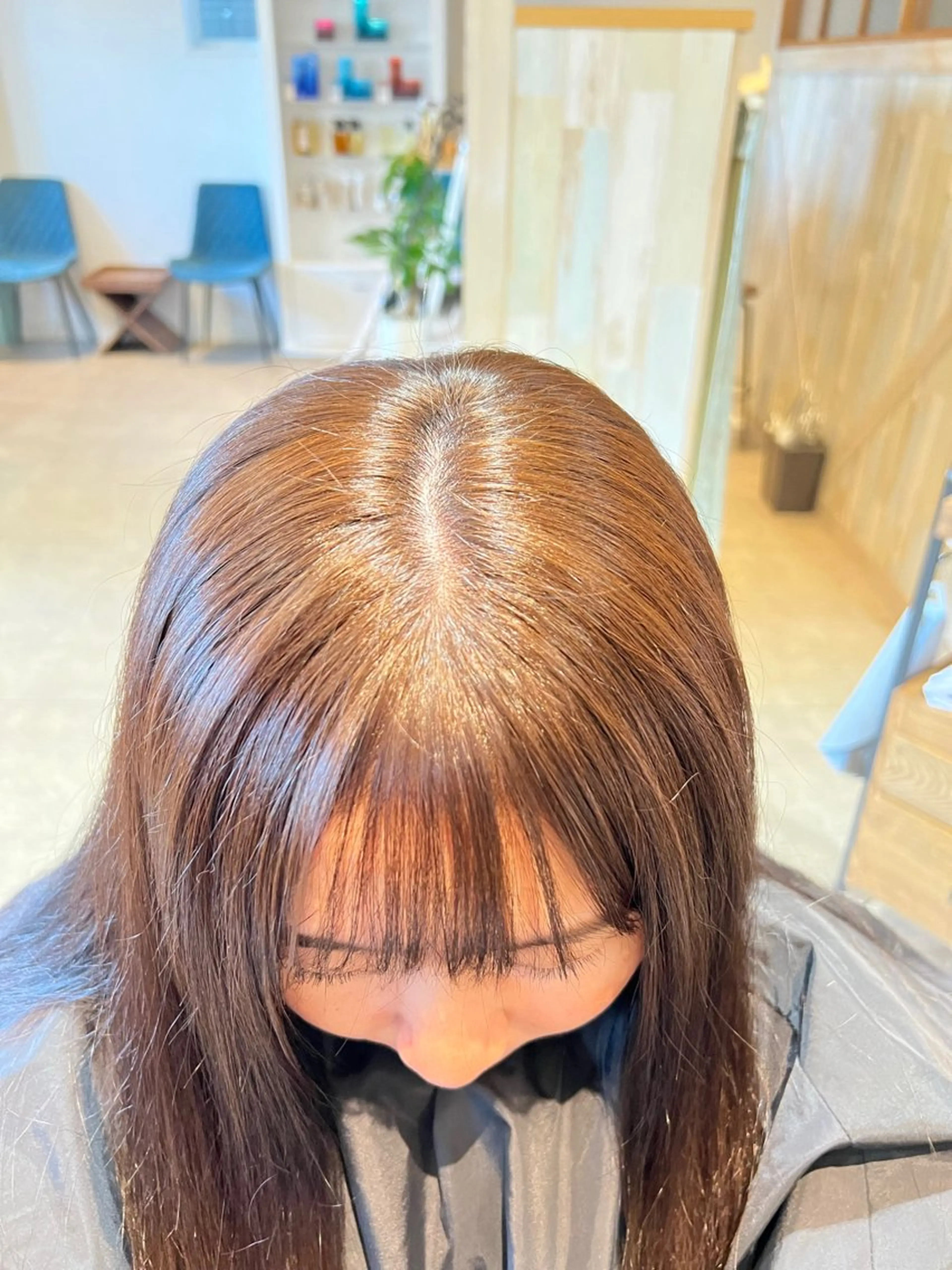 セミロング カラー 北花田美容師🍃村尾 光太/むらのヘアスタイル