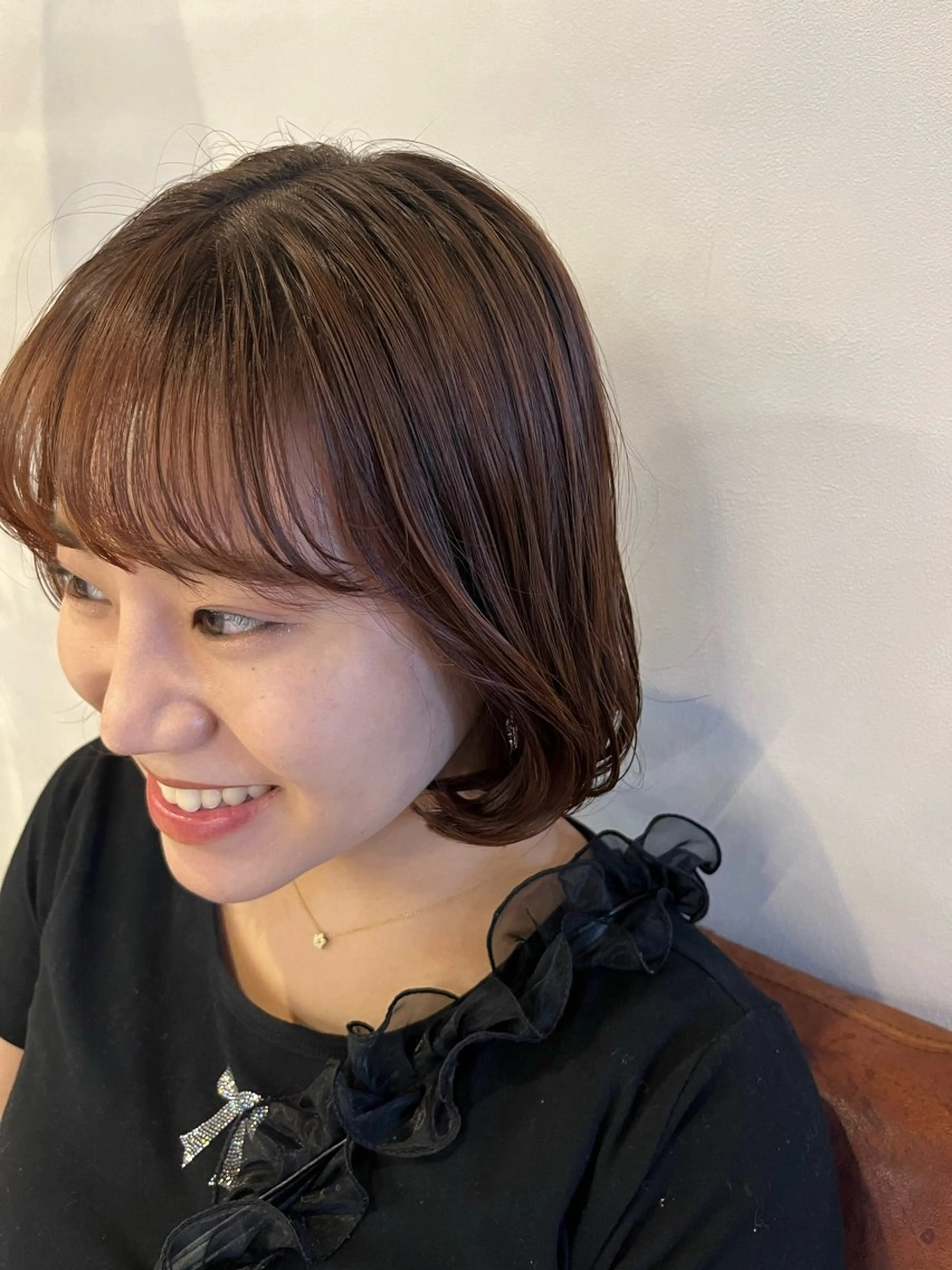 ショート YUI🍊 ボブ/メンズパーマのヘアスタイル