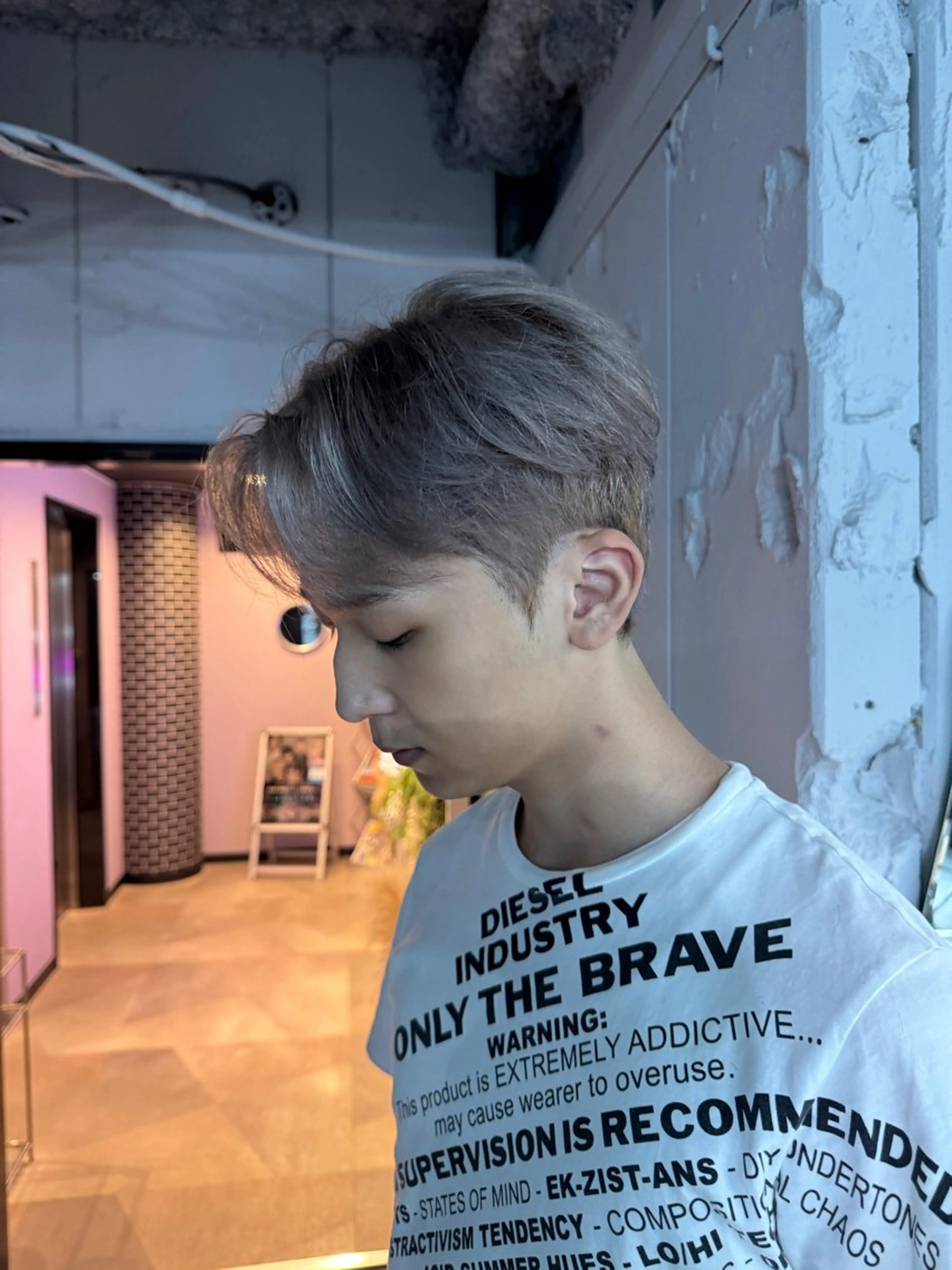 ショート メンズ カット ヘアカラー 韓国特化 なおきのヘアスタイル