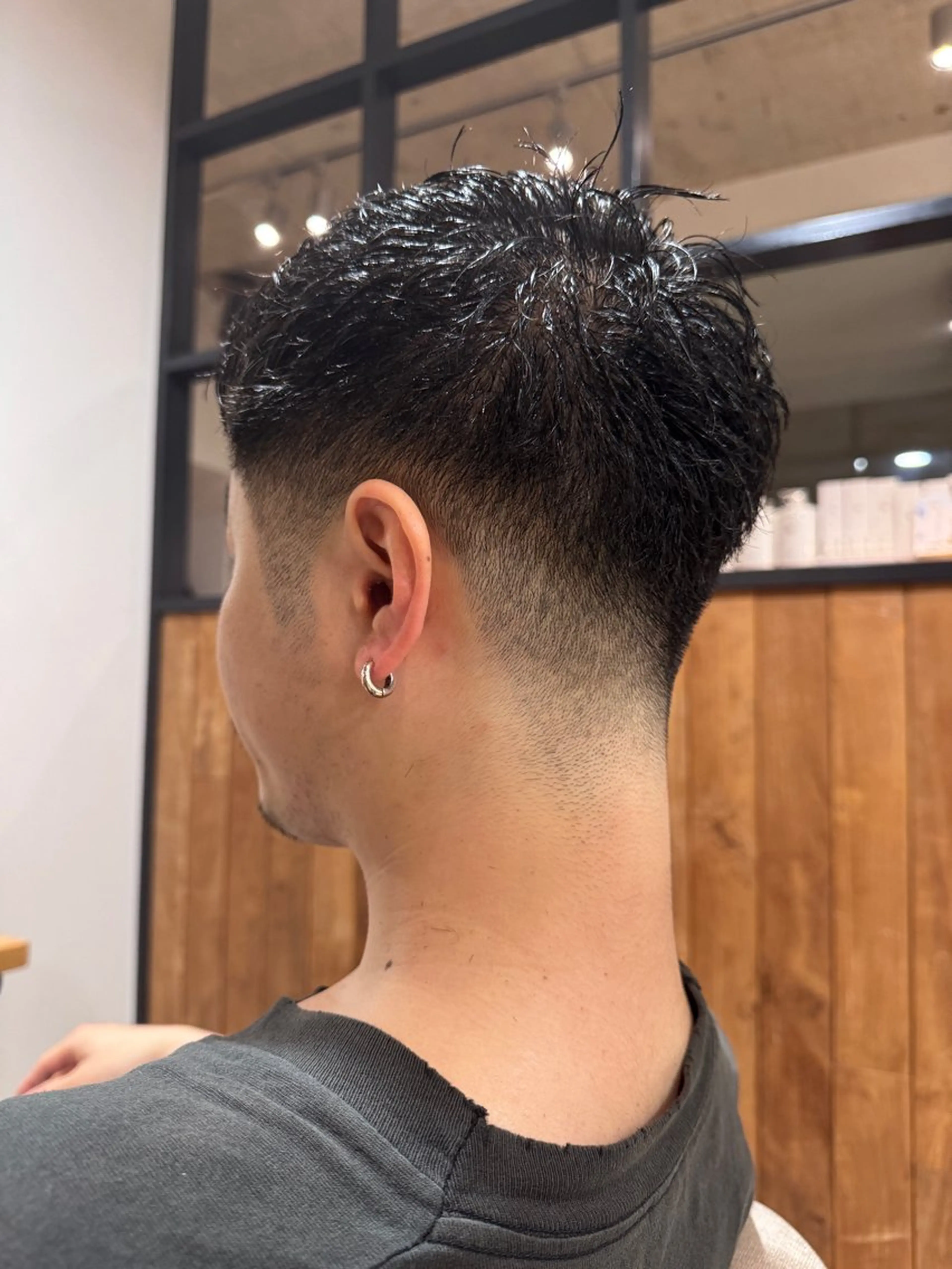 メンズ カット saki/ハイトーン カラー/薬院のヘアスタイル